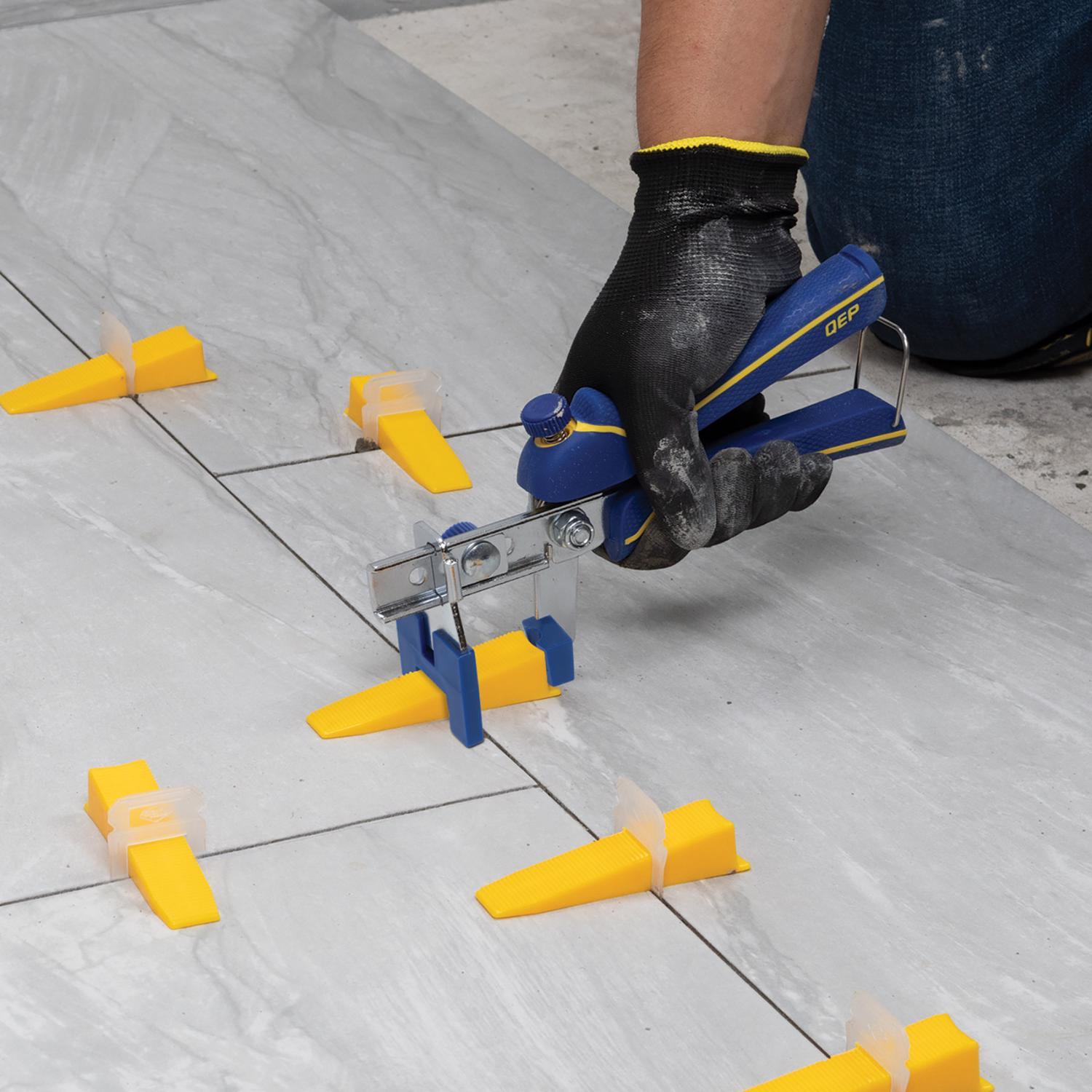 QEP 4.25 in. H X 1.8 in. W X 9.5 in. L Steel Tile Leveling Pliers 1 each
