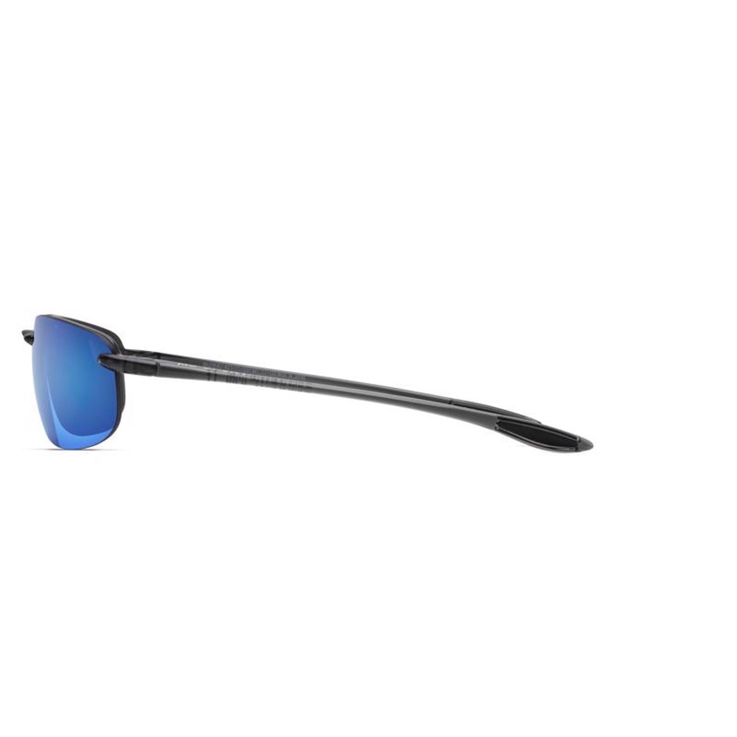 Maui Jim Ho'okipa Sunglasses Unisex Smoke Gray Frame Blue Hawaii Lens Polarized