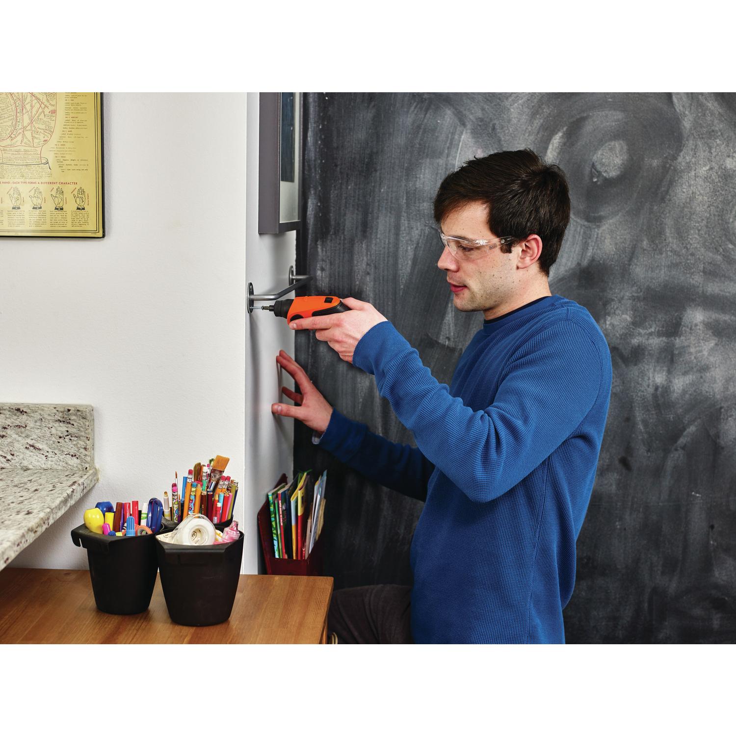 Black+Decker 4V MAX Cordless Rechargeable Screwdriver Tool Only