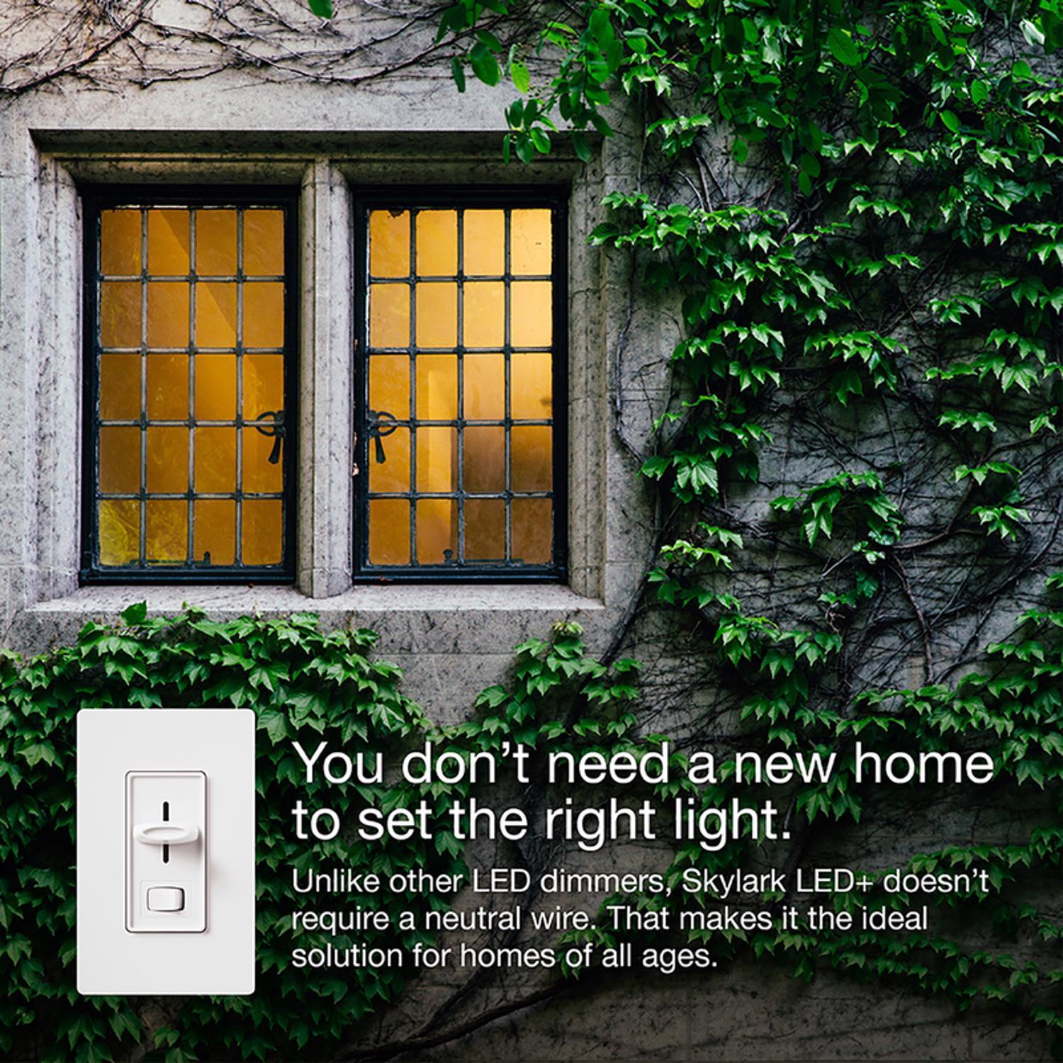 Lutron Skylark Light Almond 150 W 3-Way Dimmer Switch 1 pk