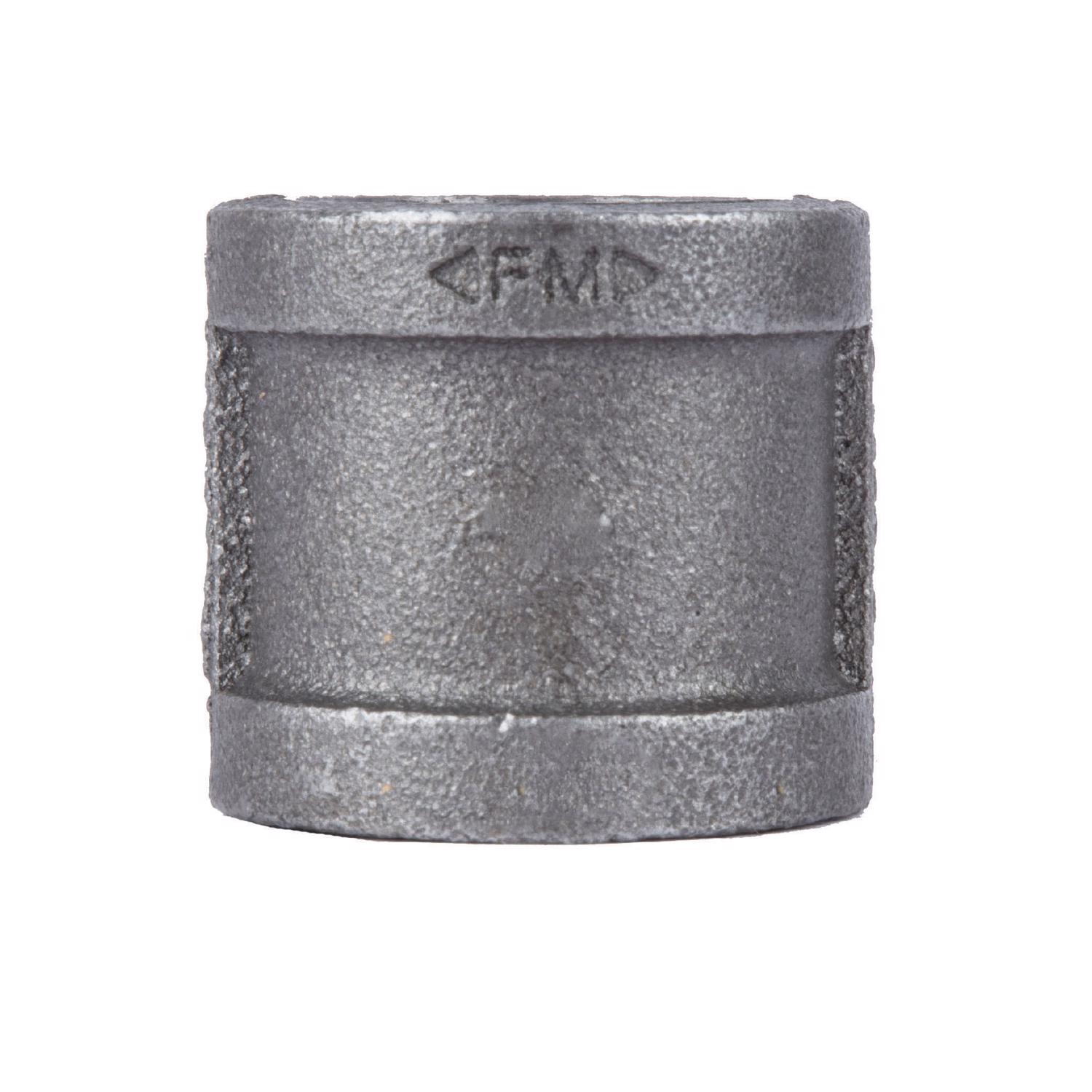STZ Industries 1 in. FIP each X 1 in. D FIP Black Malleable Iron Coupling
