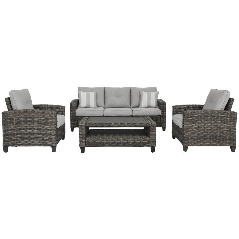 Oasis Court 4-Piece Outdoor Conversation Set