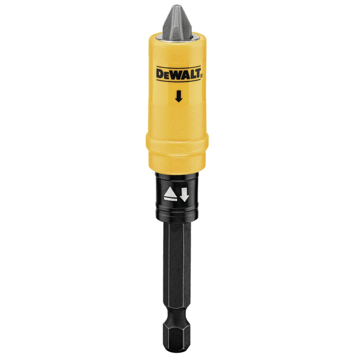 DEWALT Max Fit Phillips #2 Screw Lock Bit and Holder Set S2 Tool Steel 4 pc