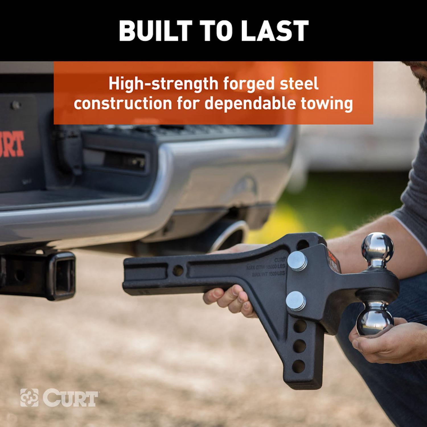 CURT 2 in. Dual Ball Mount