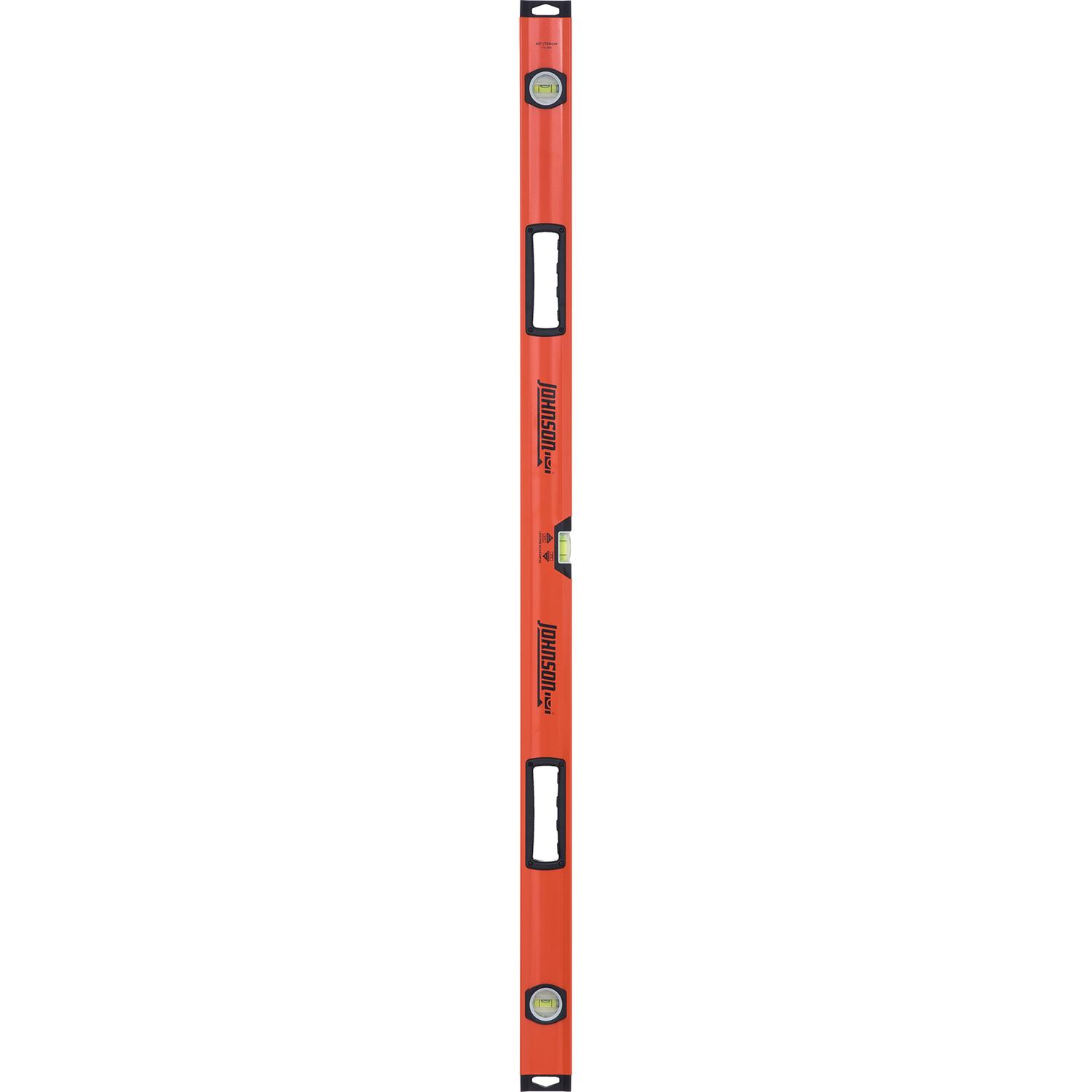 Johnson 48 in. Aluminum Box Level 3 vial