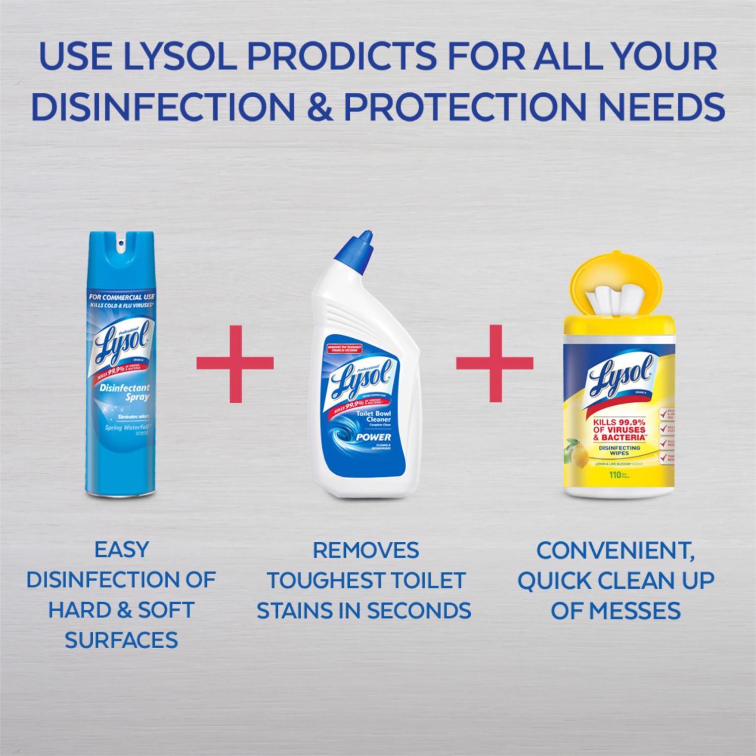 Lysol Crisp Linen Scent Disinfectant Spray 19 oz 1 pk