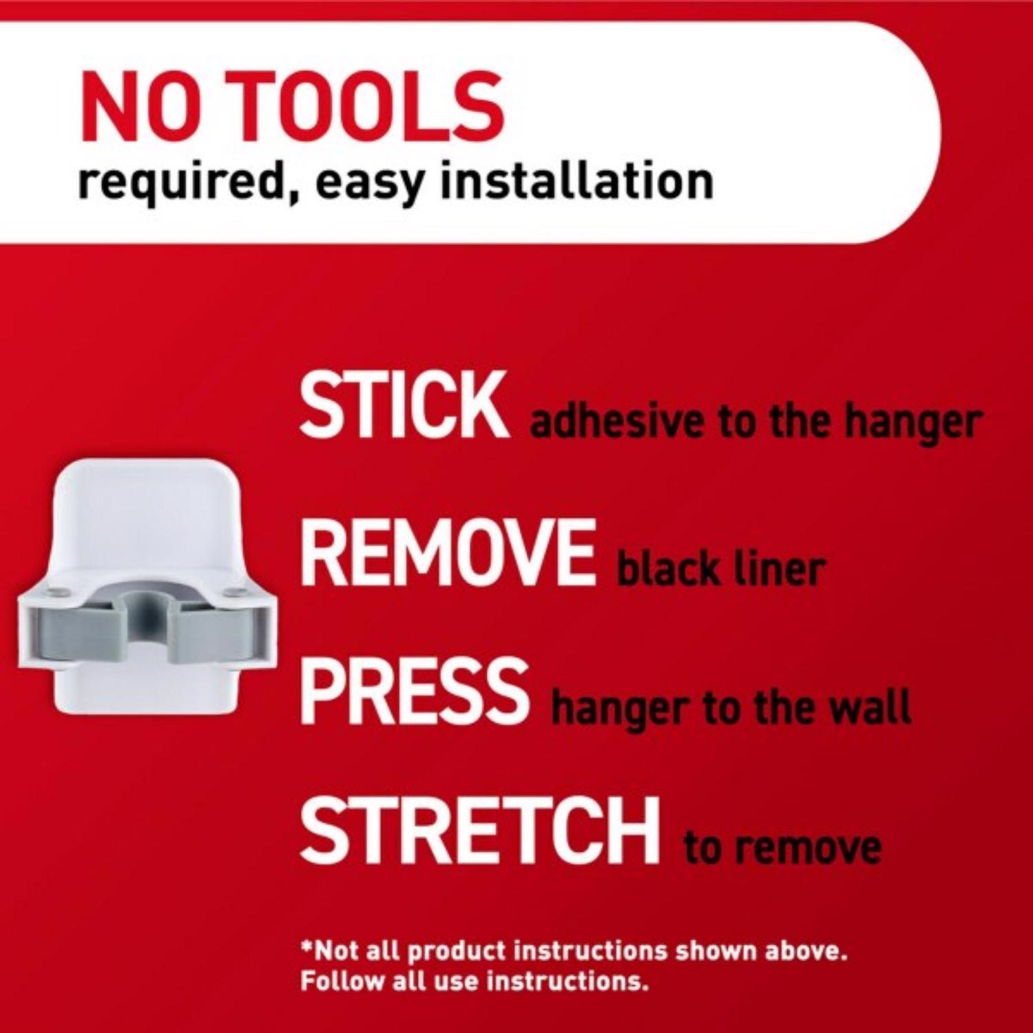 3M Command Large Plastic Broom Gripper 3.34 in. L 1 pk