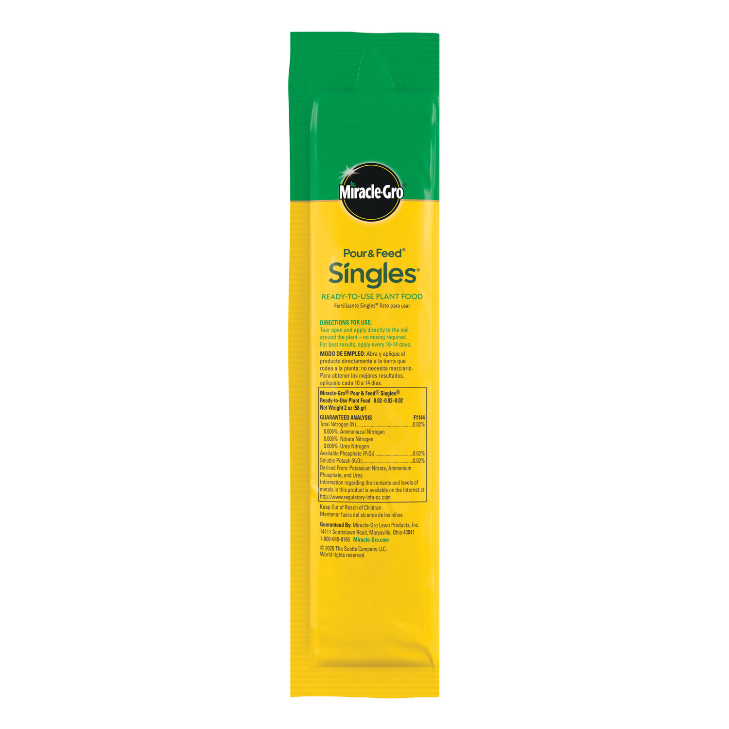 Miracle-Gro Pour & Feed Liquid Plant Food 2 oz