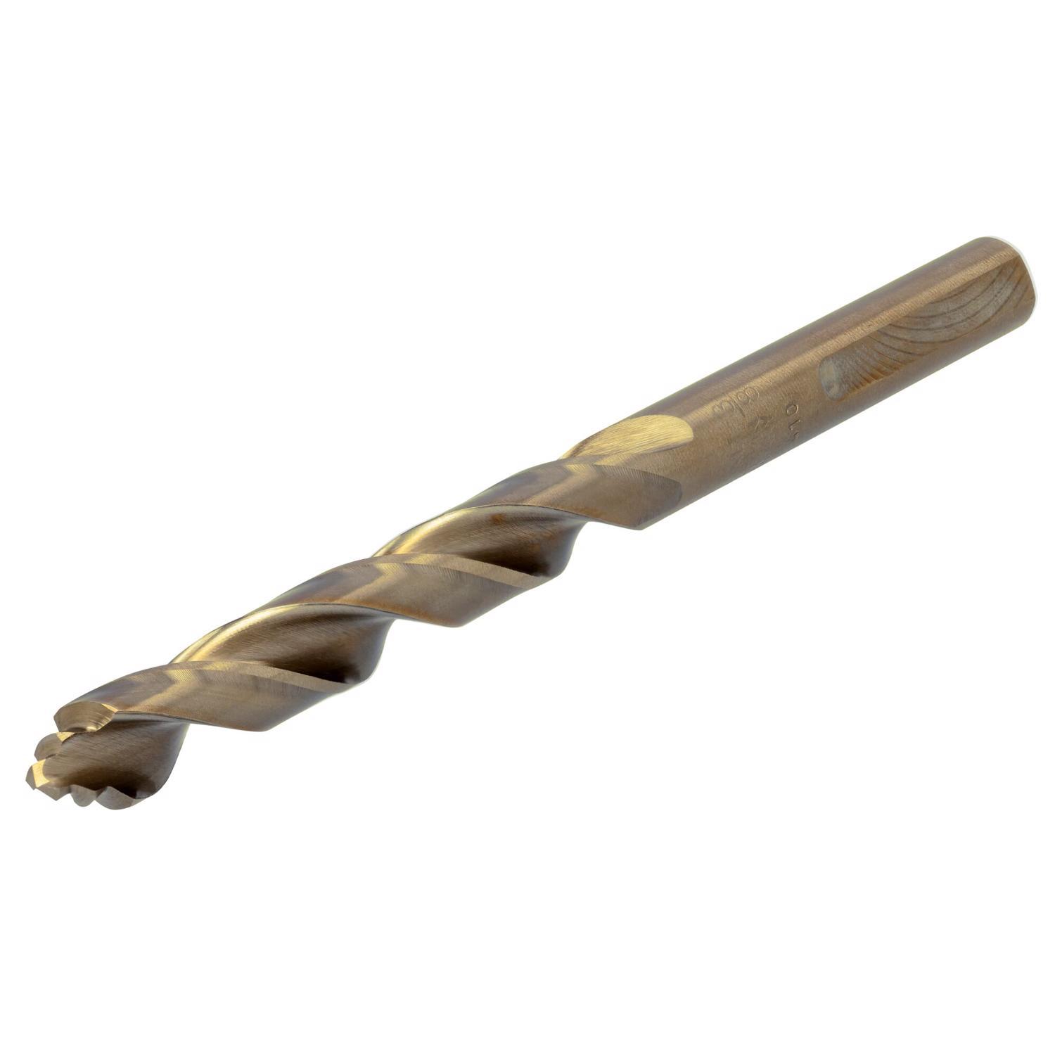 DeWalt 3/8 in. X 5 in. L Cobalt Steel Pilot Point Drill Bit Round Shank 1 pc