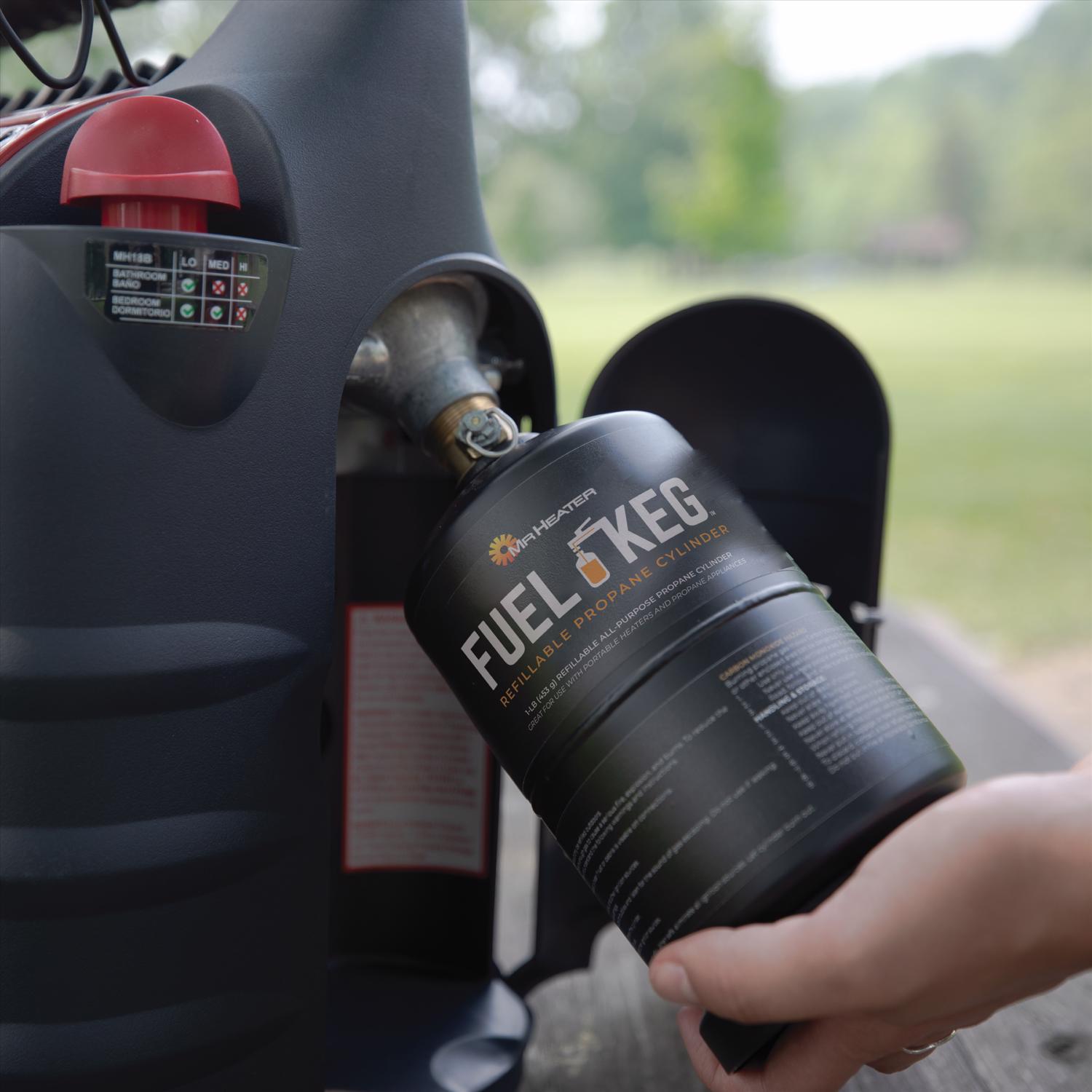 Mr. Heater Fuel Keg 16 oz Brass/Steel Propane Cylinder