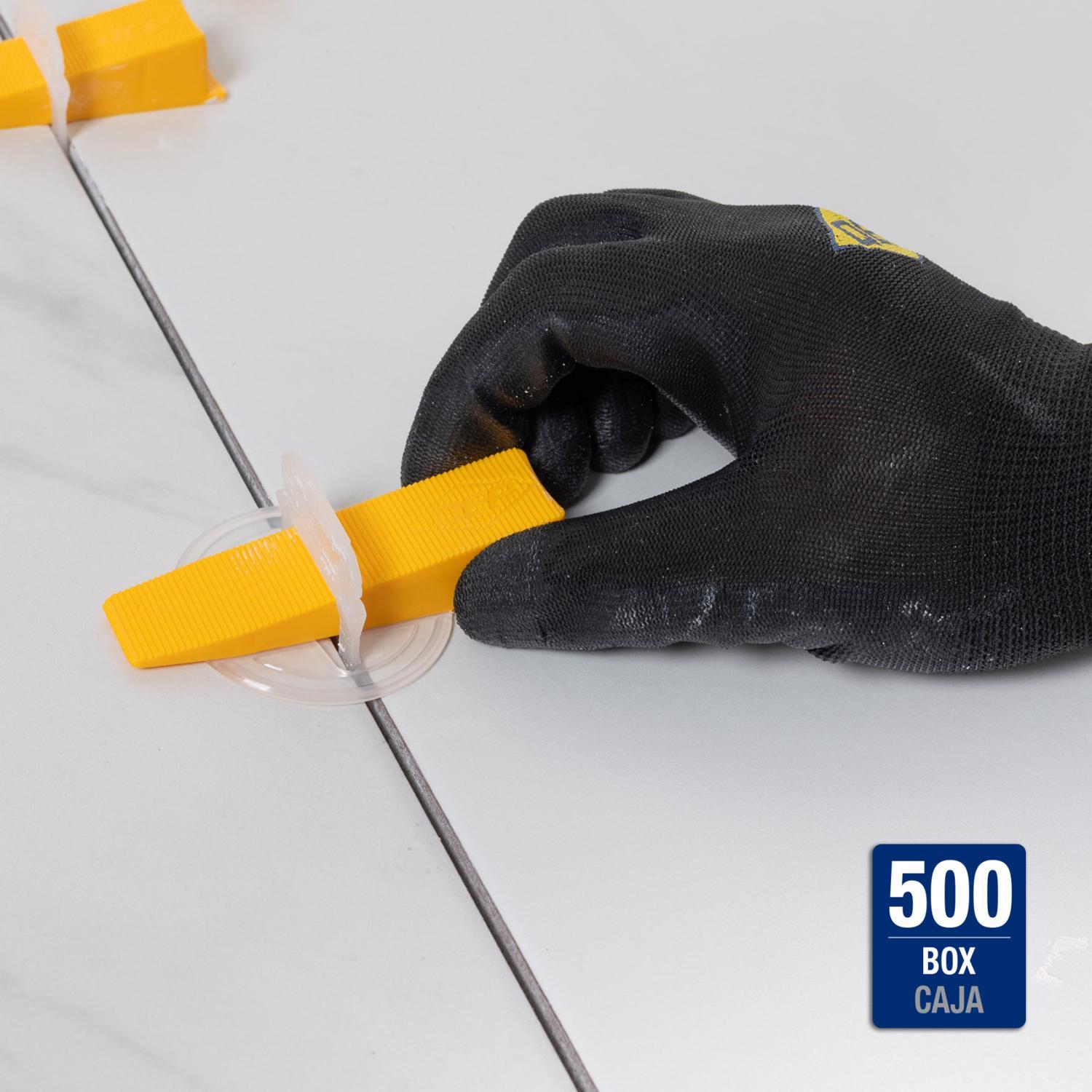 QEP Xtreme 1/16 in. H Plastic Tile Leveling Wedge 500 pc