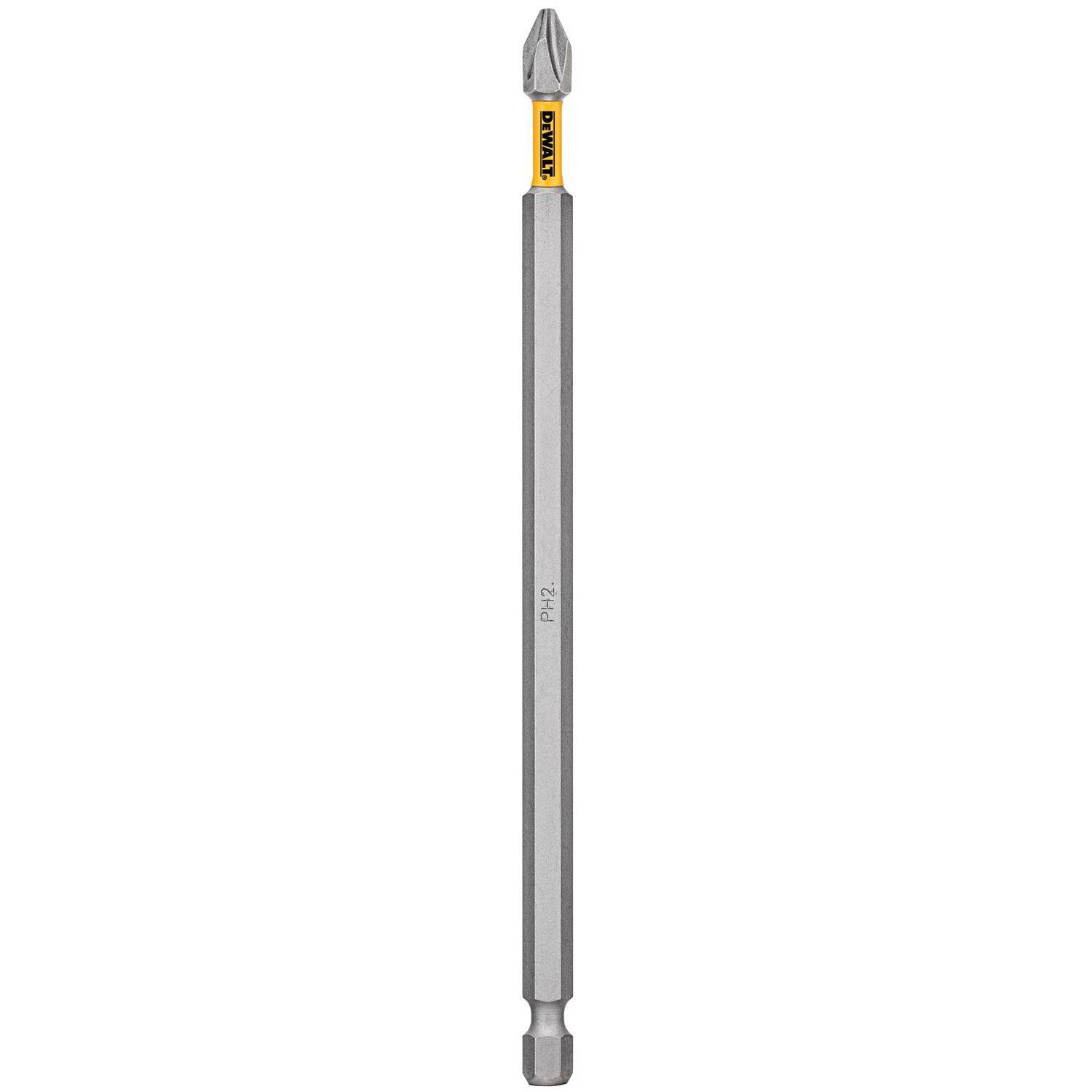 DeWalt Max Fit Phillips #2 X 6 in. L Screwdriver Bit Steel 1 pk