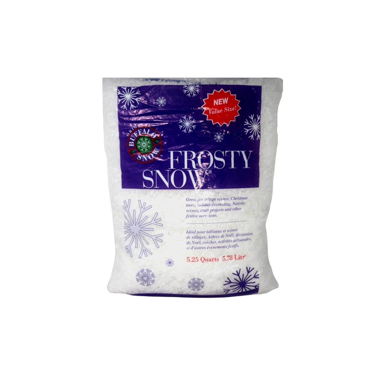 Buffalo Frosty Snowflakes Table Decor Polyethylene 1 pk