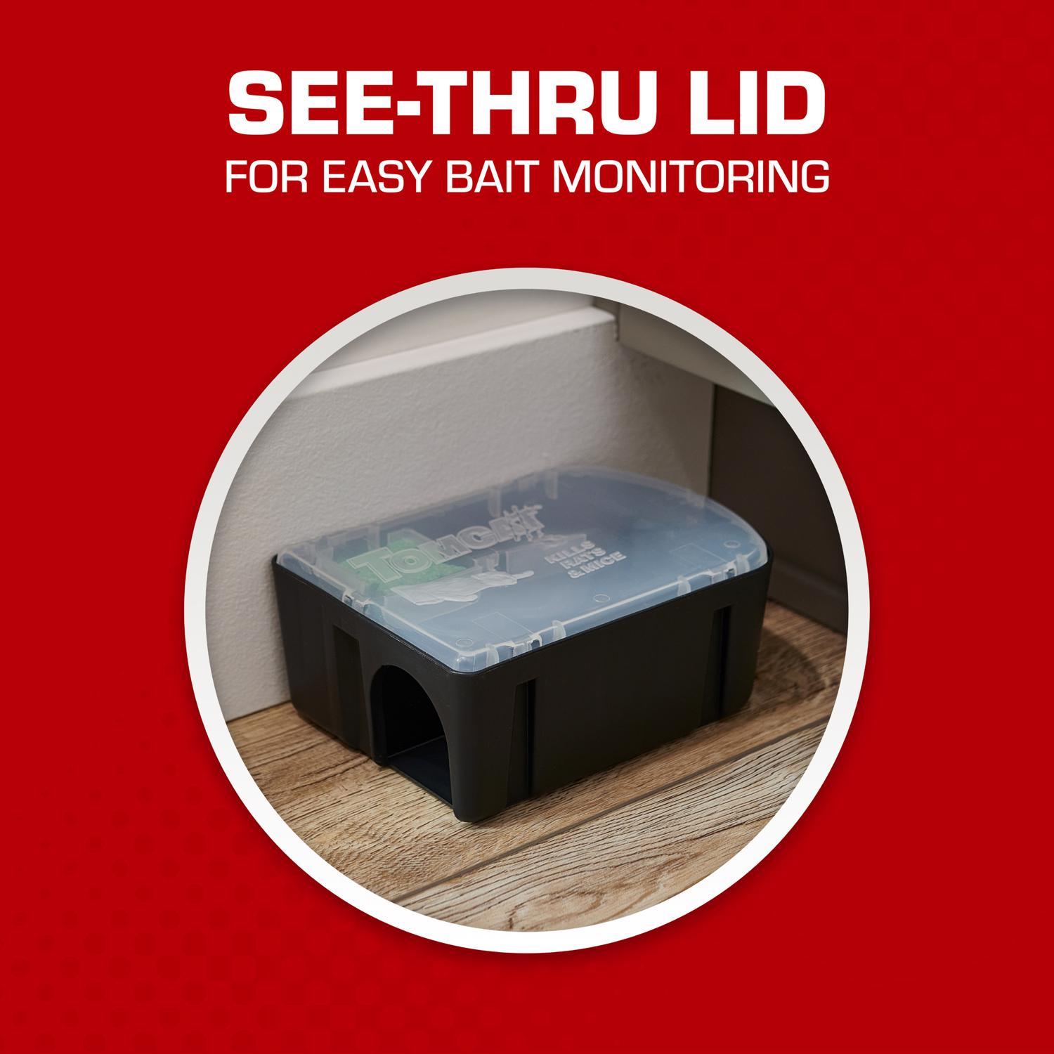 Tomcat Bait Station and Bait Blocks For Mice and Rats 4 oz 1 pk