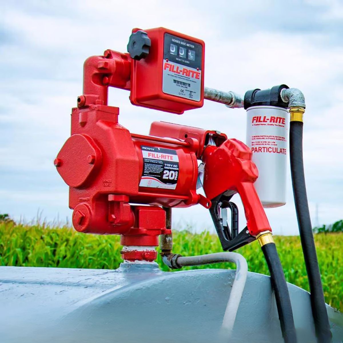 Fill-Rite Aluminum Fuel Nozzle With Hook