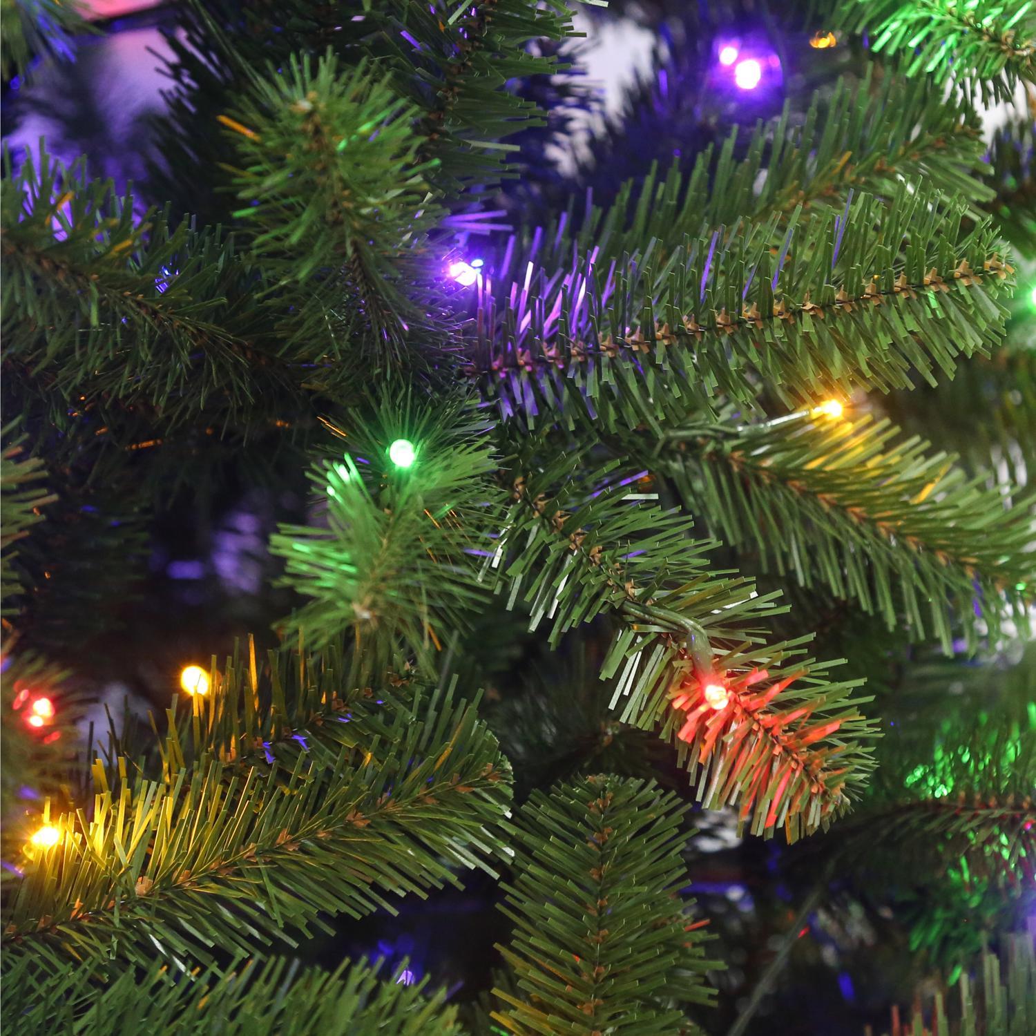 Celebrations 9 ft. Full LED 500 ct Monterey Pine Color Changing Christmas Tree