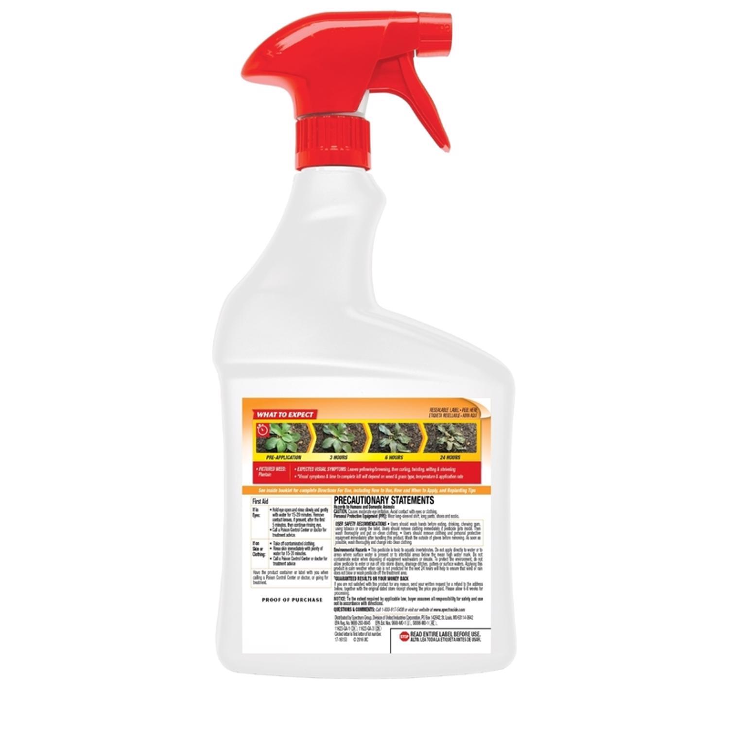 Spectracide Weed and Grass Killer RTU Liquid 32 oz