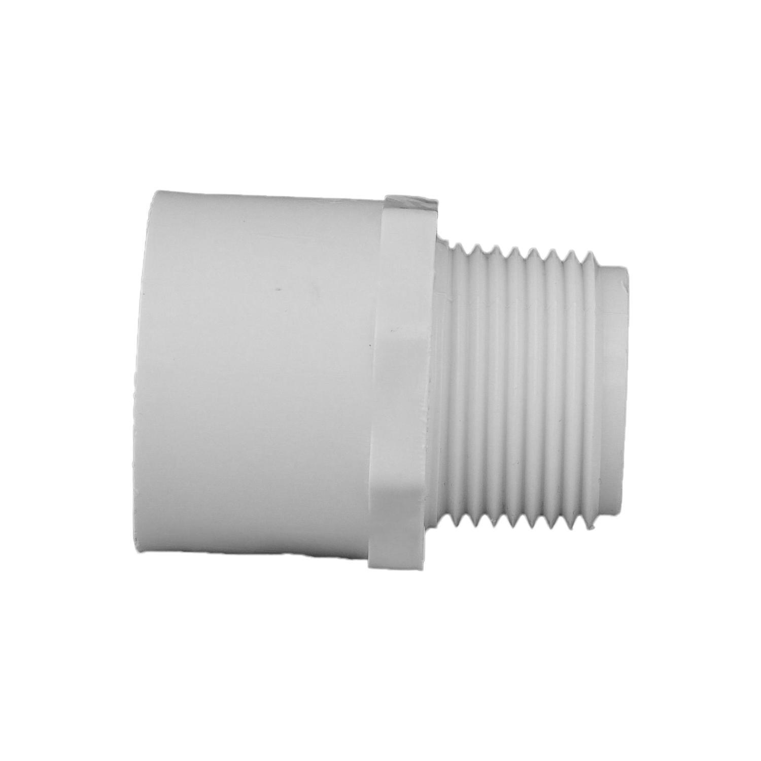 Charlotte Pipe Schedule 40 1 in. Slip X 1 in. D MPT PVC Pipe Adapter 1 pk