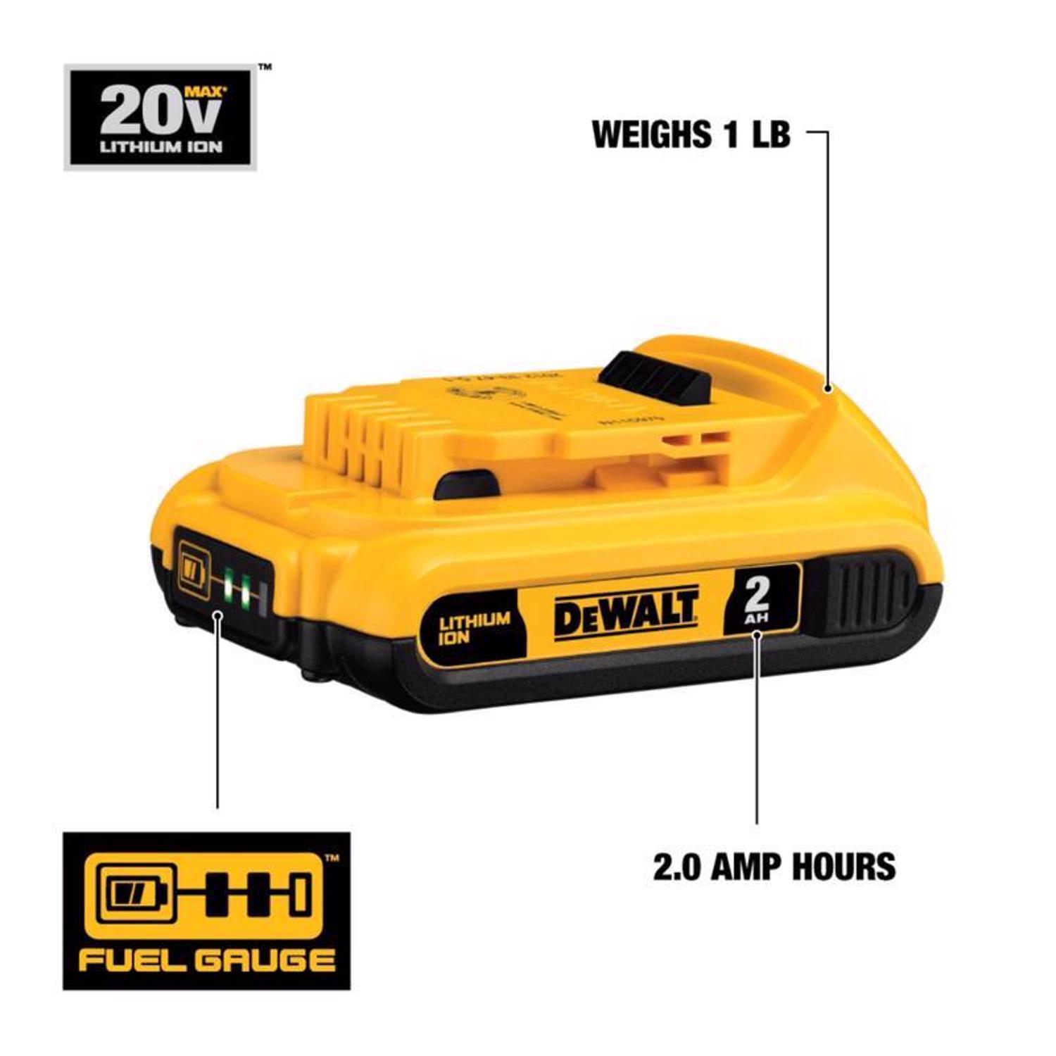 DeWalt 20V MAX XR DCB346-3 Lithium-Ion Battery 3 pc