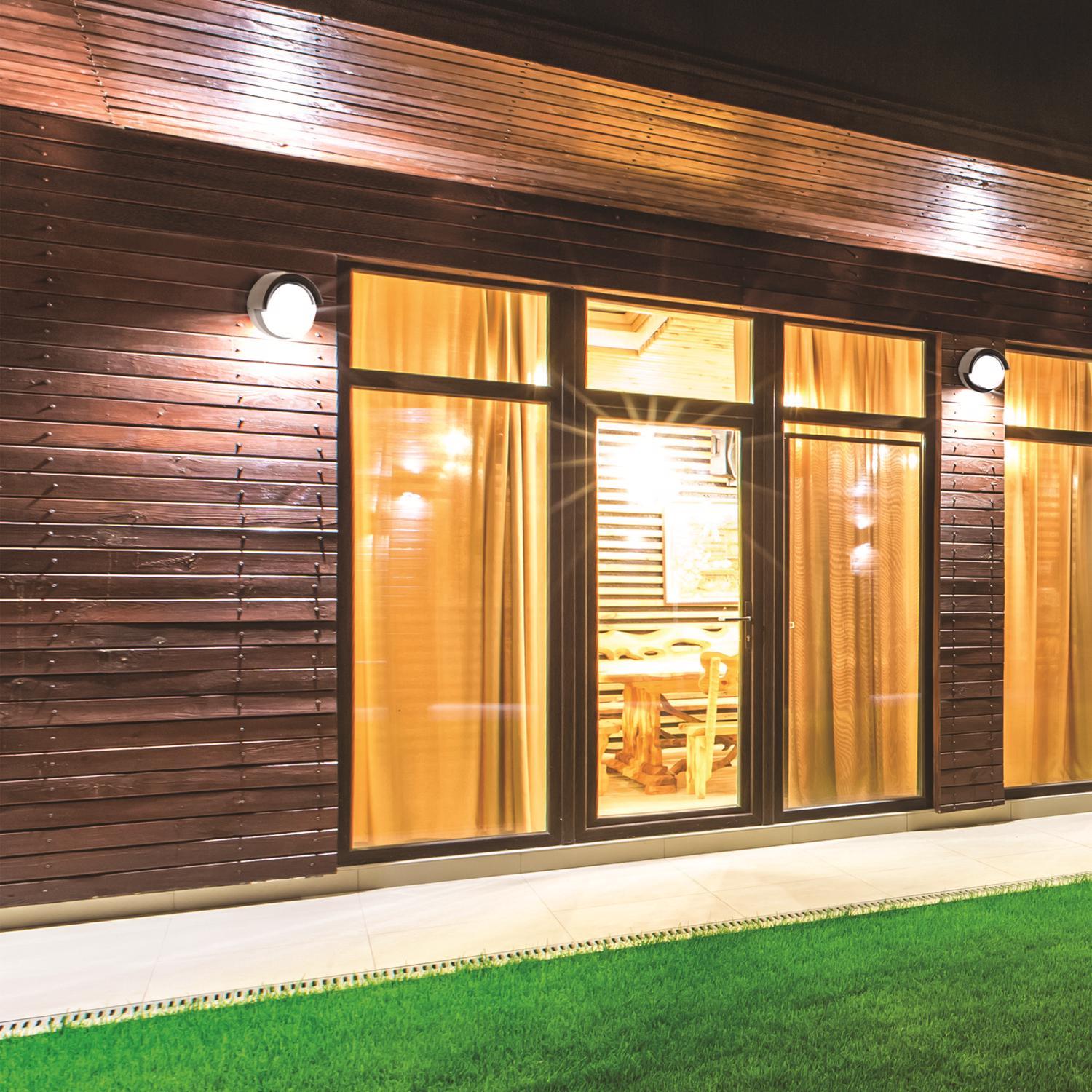 Feit LED Bronze Dusk to Dawn LED Light Fixture Stine Home + Yard