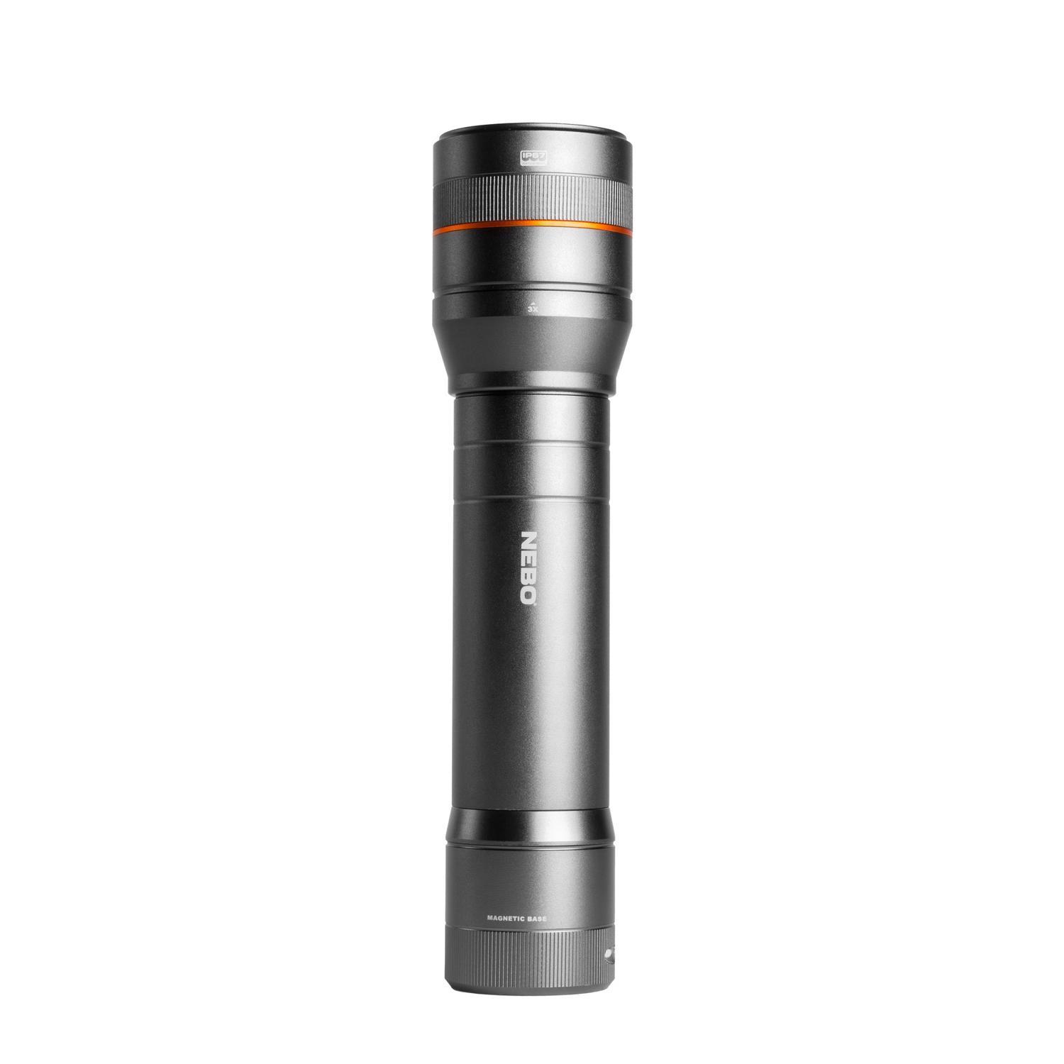 NEBO Newton 1500 lm Black LED Flashlight AA Battery
