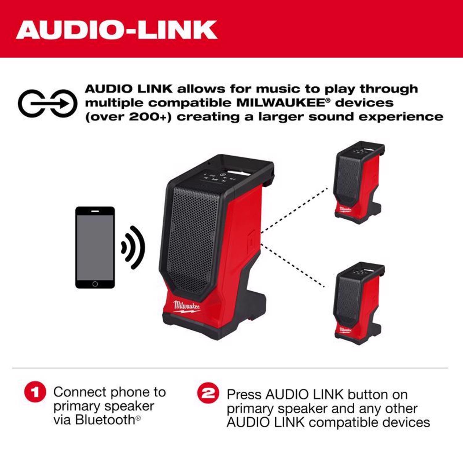 Milwaukee M18 Wireless Bluetooth Jobsite Speaker