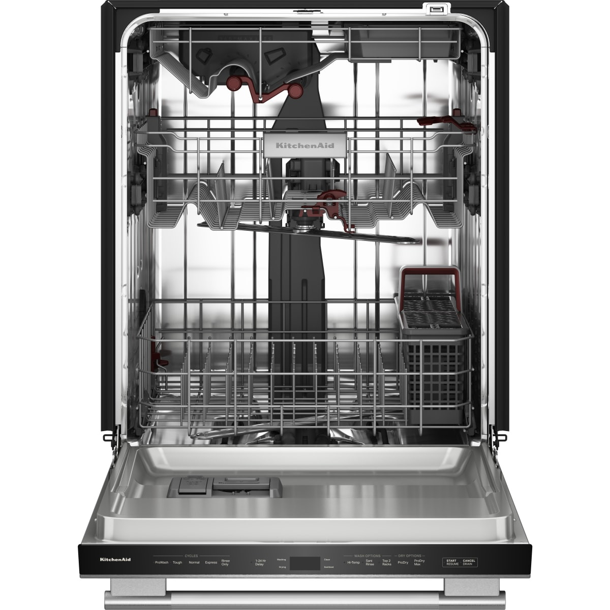KitchenAid 24 in. Fully Integrated Built-In Dishwasher with 16 Place Settings