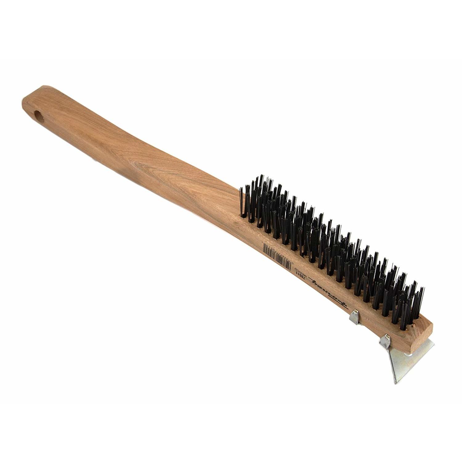 Forney 13-11/16 in. L X 3 in. W Scratch Brush Wood 1 pc
