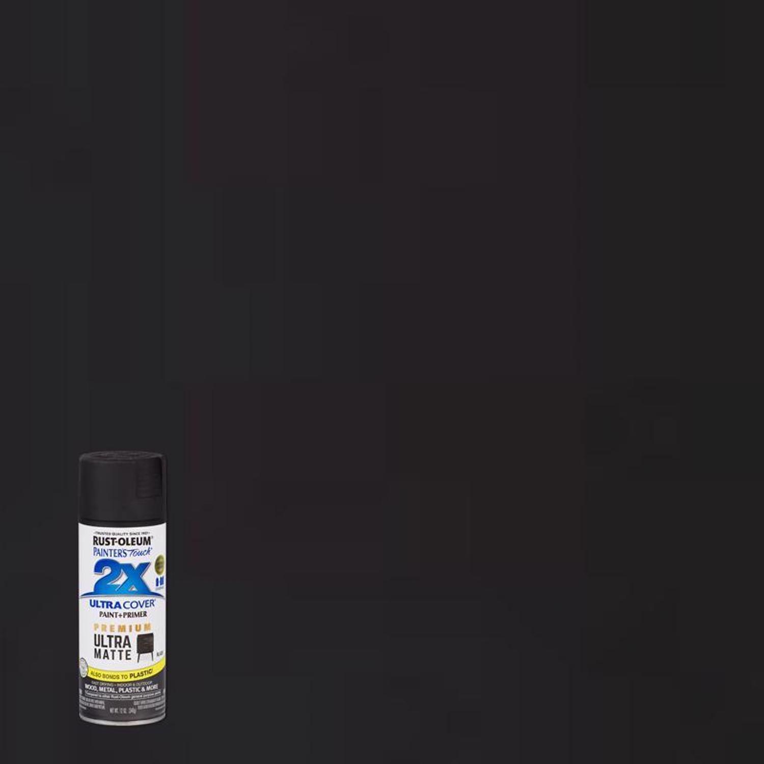 RustOleum Painter's Touch 2X Ultra Cover Ultra Matte Black Paint