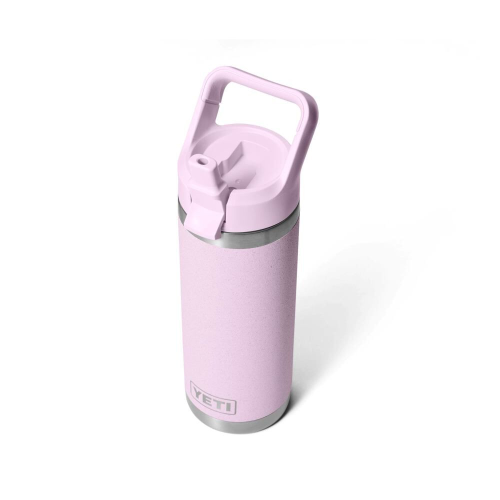 YETI Rambler 18 oz Cherry Blossom Bottle with Straw Cap