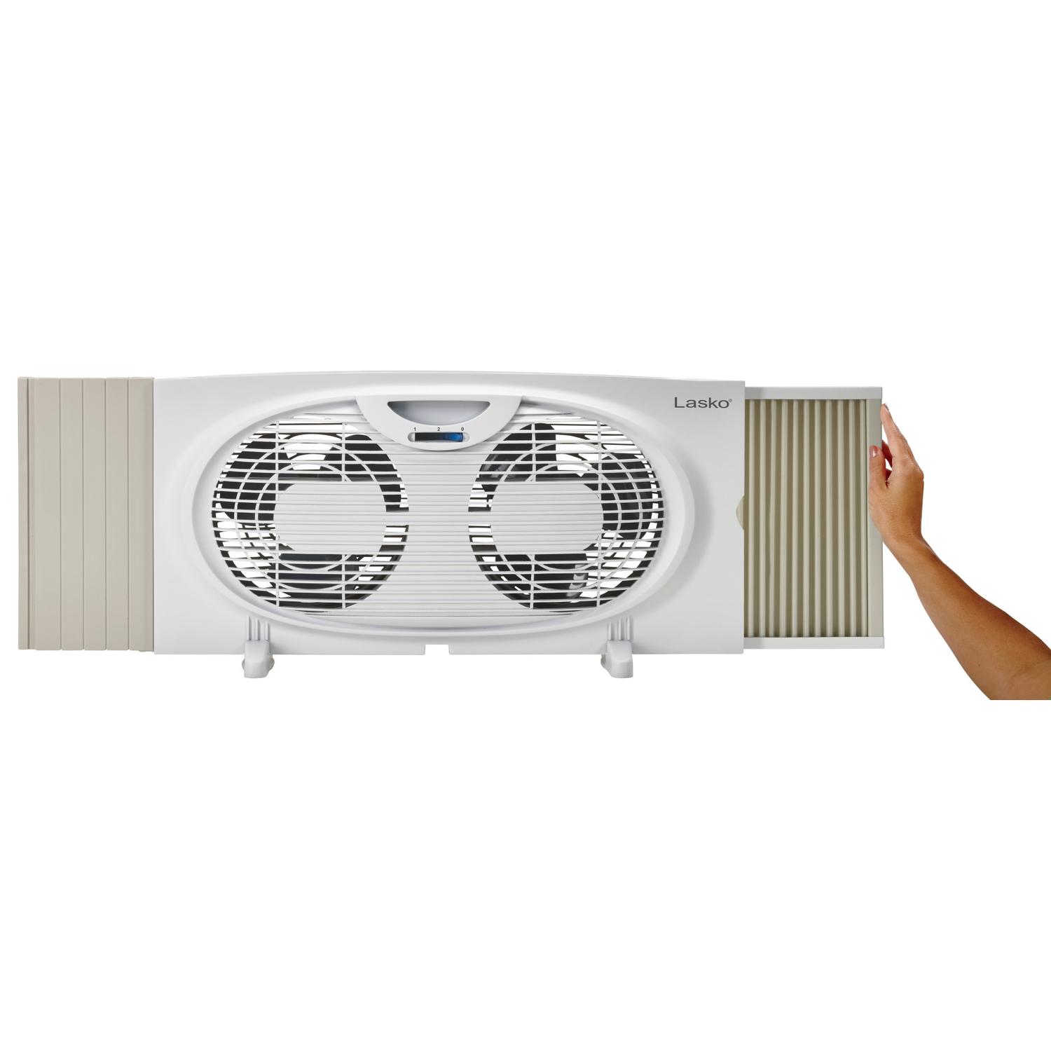 Lasko 10.15 in. H 2 speed Twin Window Fan | Stine Home + Yard