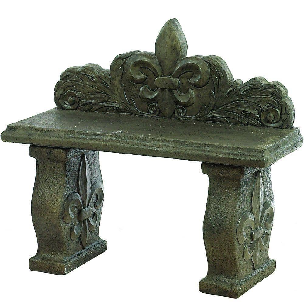  Athens Stonecasting  Fleur De Leis Bench