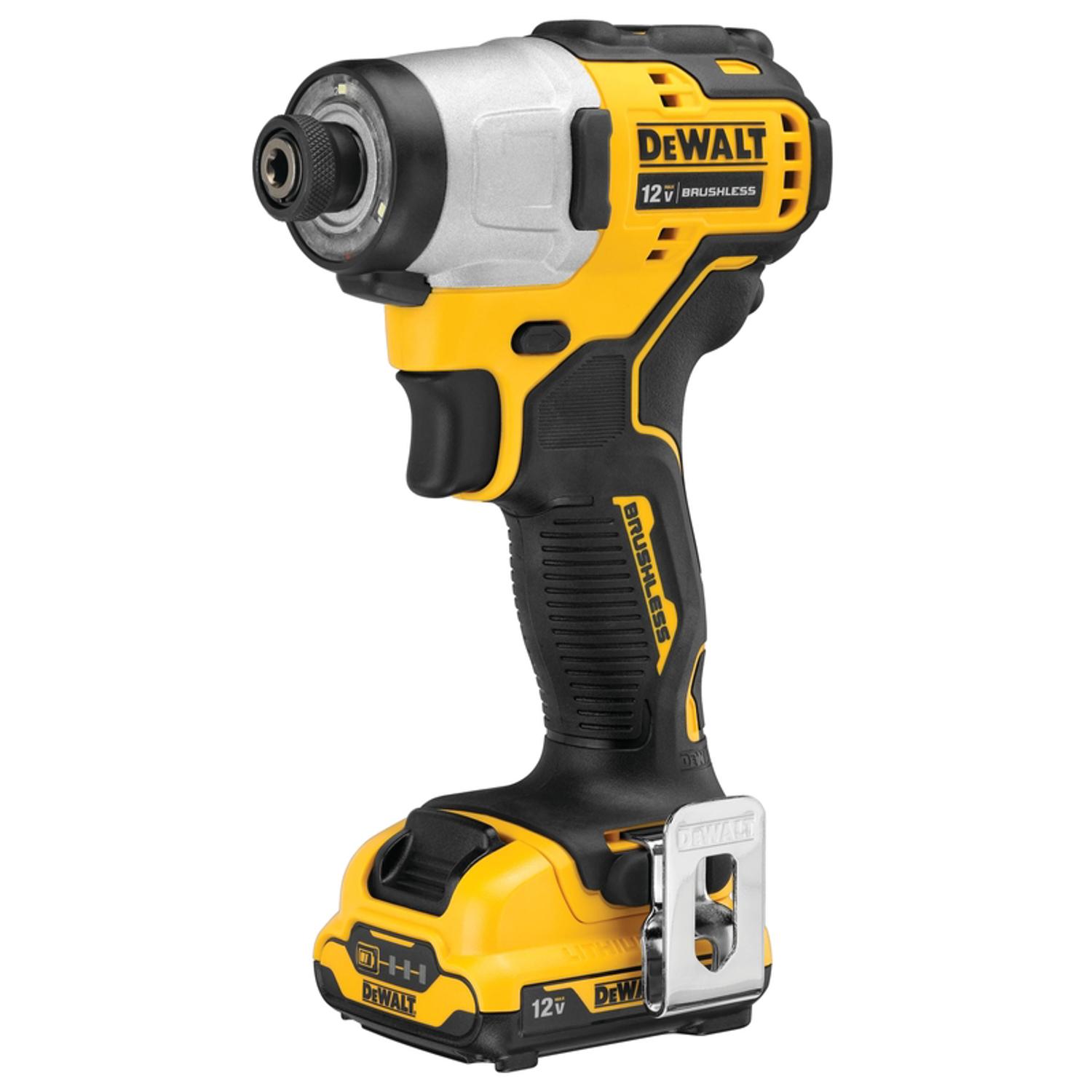 DeWalt 12V MAX XTREME 1/4 in. Cordless Brushless Impact Driver Kit (Battery & Charger)