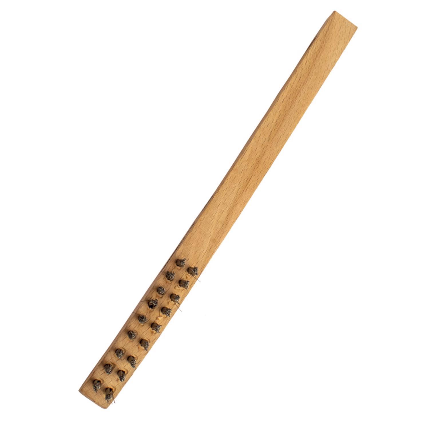 Forney 8-5/8 in. L X .15 in. W Scratch Brush Wood 1 pc