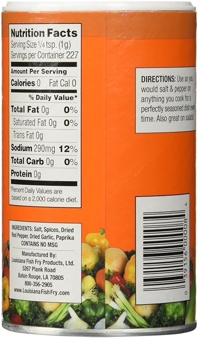 Louisiana Fish Fry Products Cajun Seasoning 8 oz
