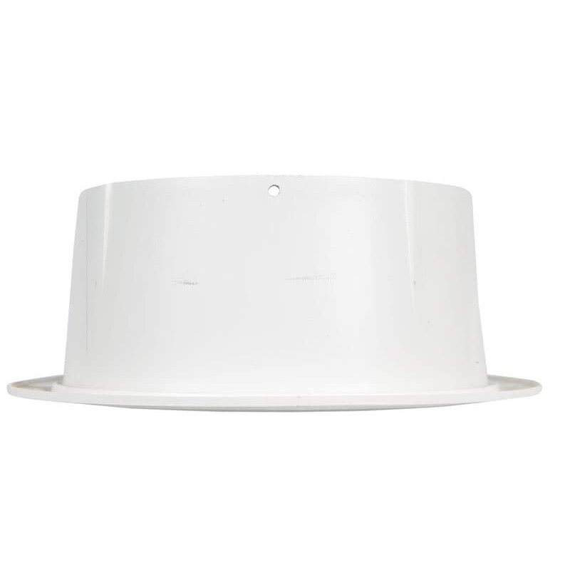 Halo Matte White 6 in. W Metal Recessed Baffle and Trim