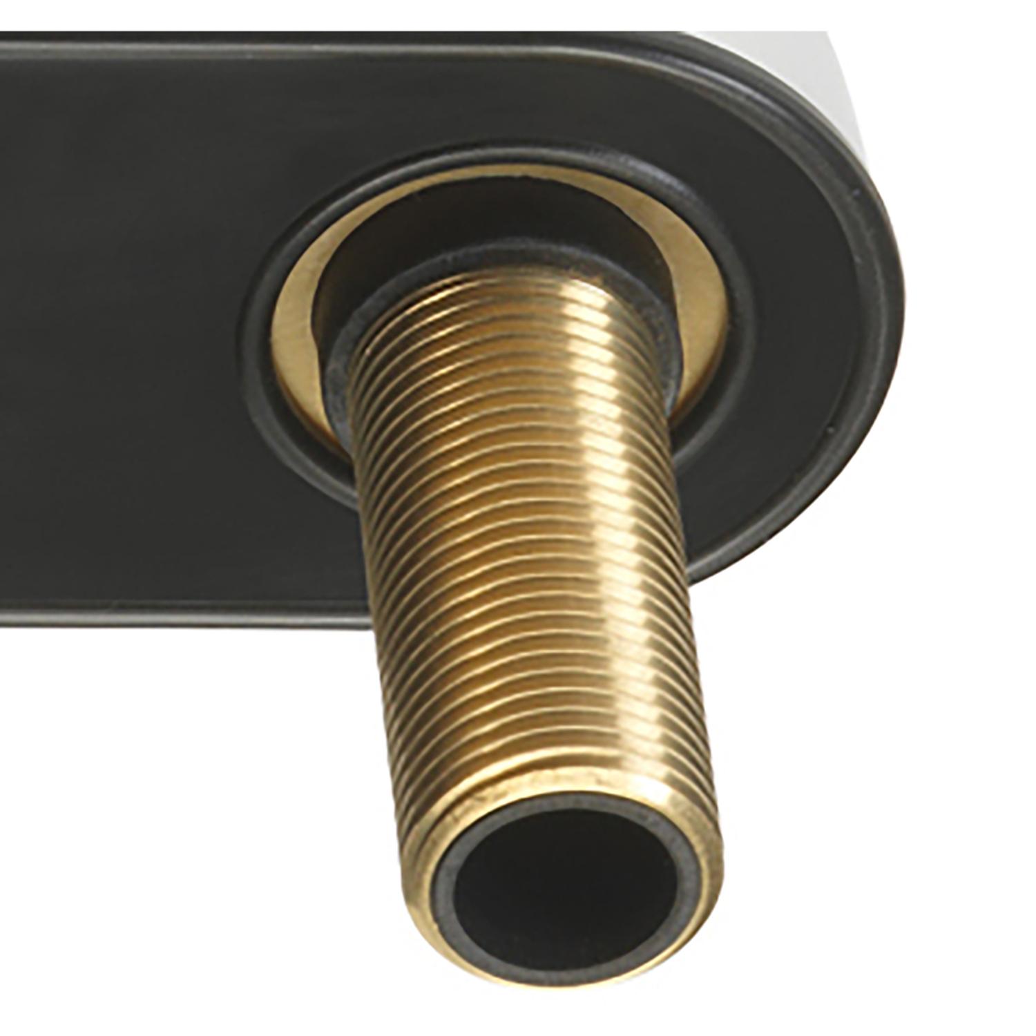 OakBrook Chrome Two-Handle Bathroom Sink Faucet 4 in.