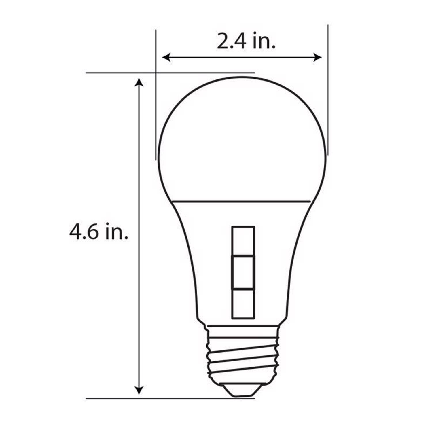 Feit A21 E26 (Medium) LED Bulb Adjustable White 200 Watt Equivalence 1 pk