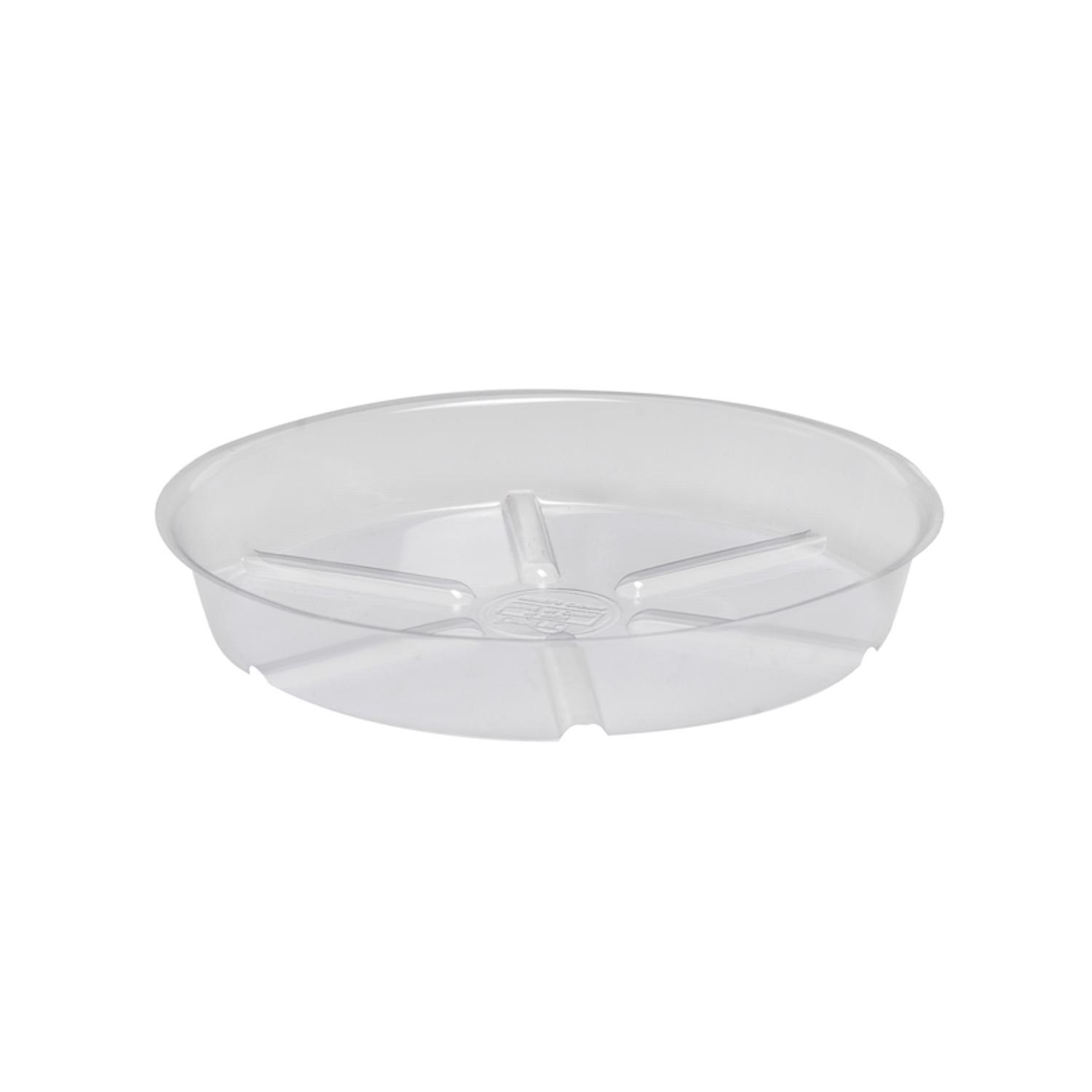 Bond 2.5 in. H X 6 in. W X 10 in. D Plastic Plant Saucer Clear