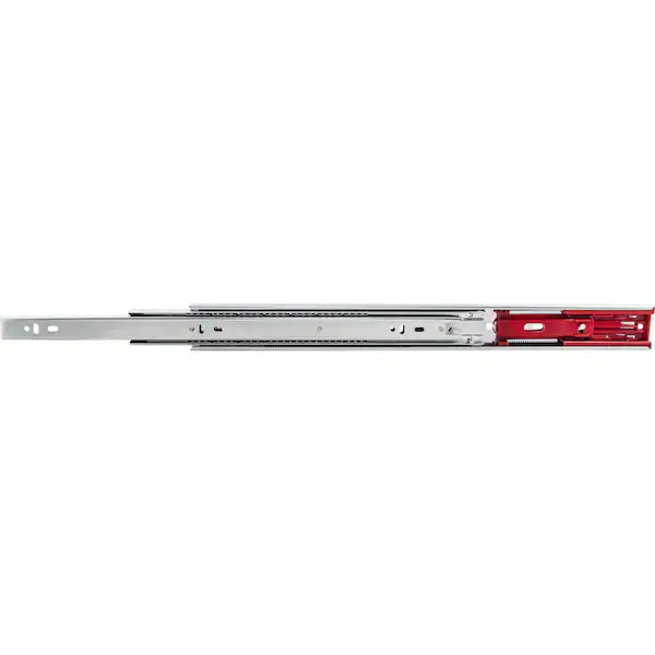 Hardware Resources 20 in. Heavy Duty Full Extension Side Mount Ball Bearing Drawer Slides with 100 Pound Weight Capacity and Soft-Close - Pair