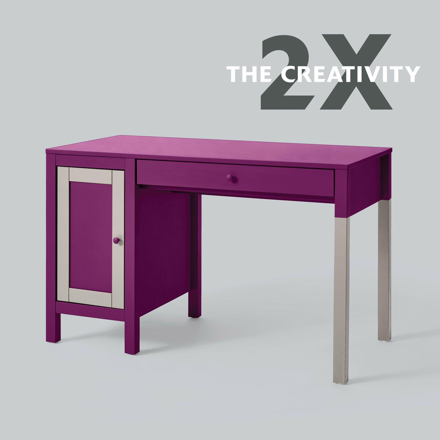 Rust-Oleum Painters Touch 2X Ultra Cover Satin Aubergine Paint+Primer Spray Paint 12 oz