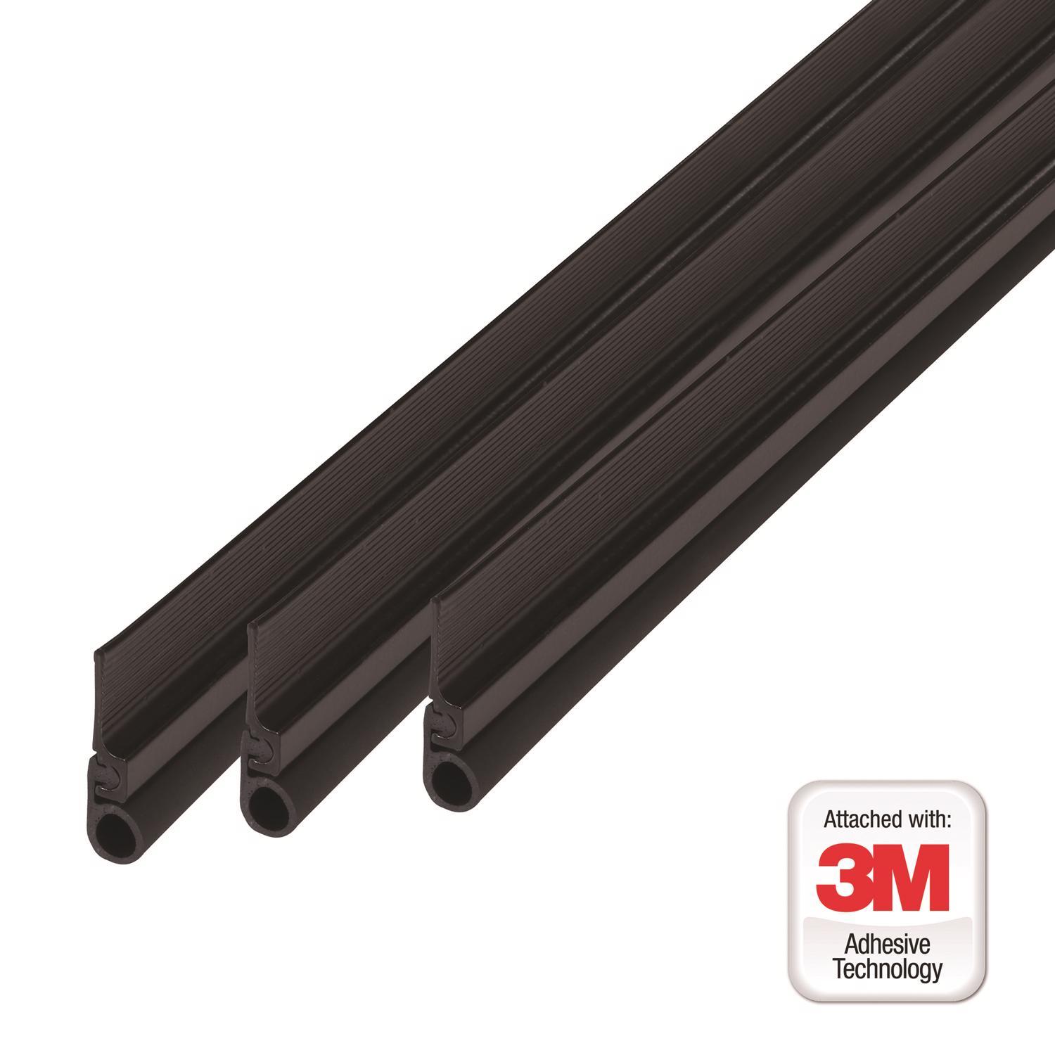 M-D Cinch Brown Aluminum/Vinyl Door Set Seal For Top/Side Seal 85 in. L X 1/2 in.