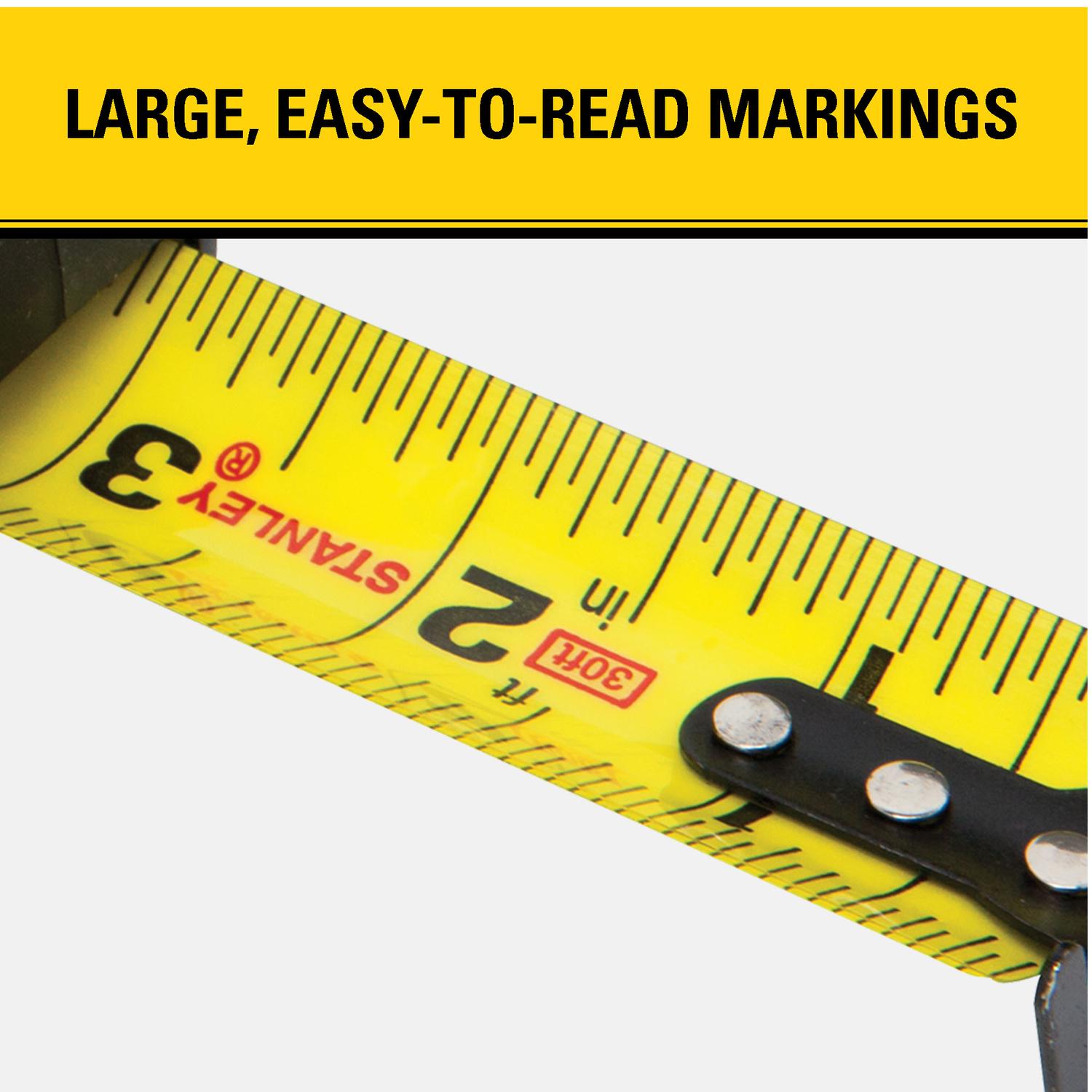 Stanley FatMax 30 ft. L X 1.25 in. W Tape Measure 1 pk