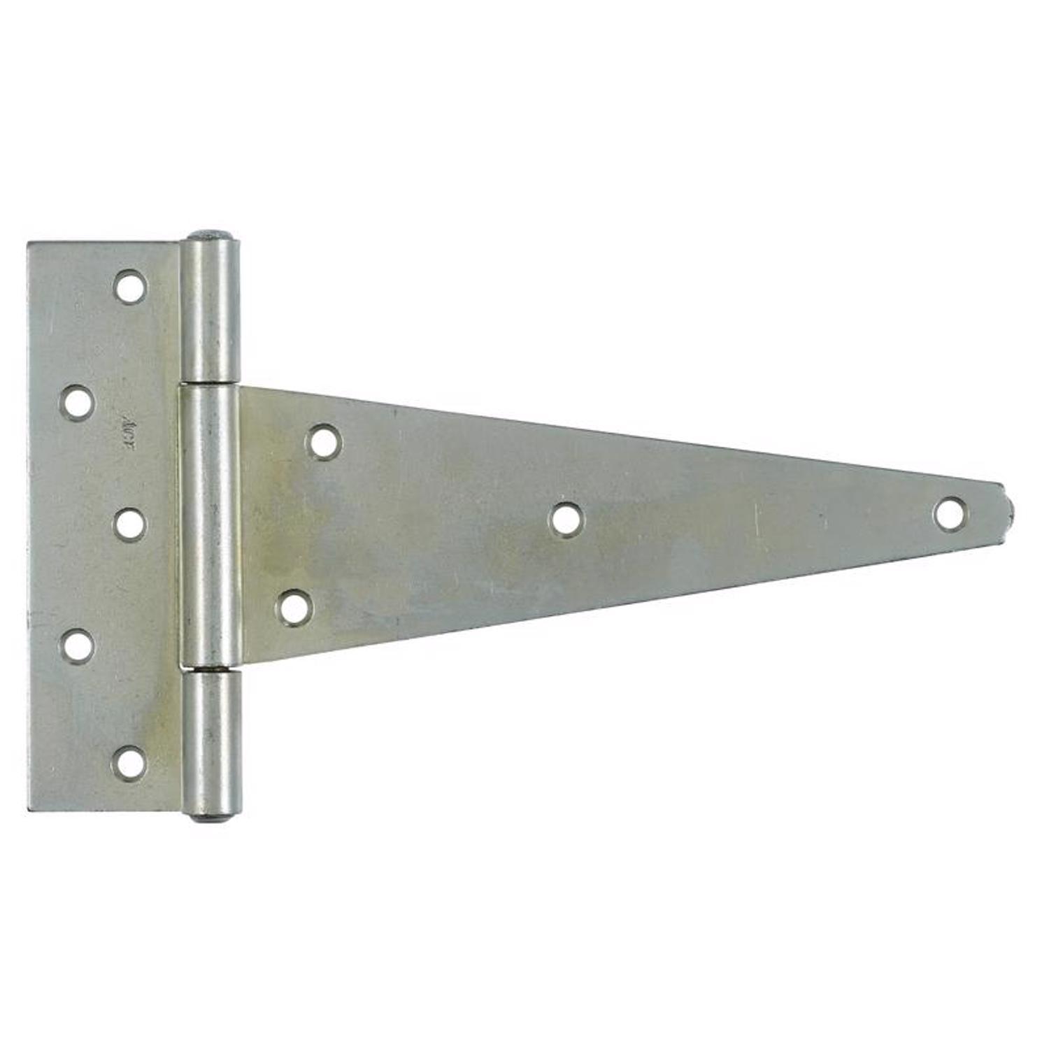 Ace 10 in. L Zinc-Plated Heavy Duty T Hinge 1 pk