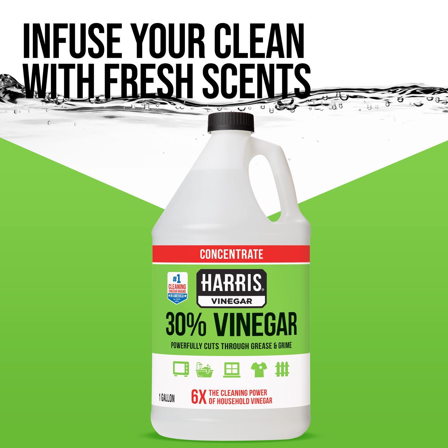 Harris Regular Scent Concentrated All Purpose Cleaning Vinegar Liquid 128 oz