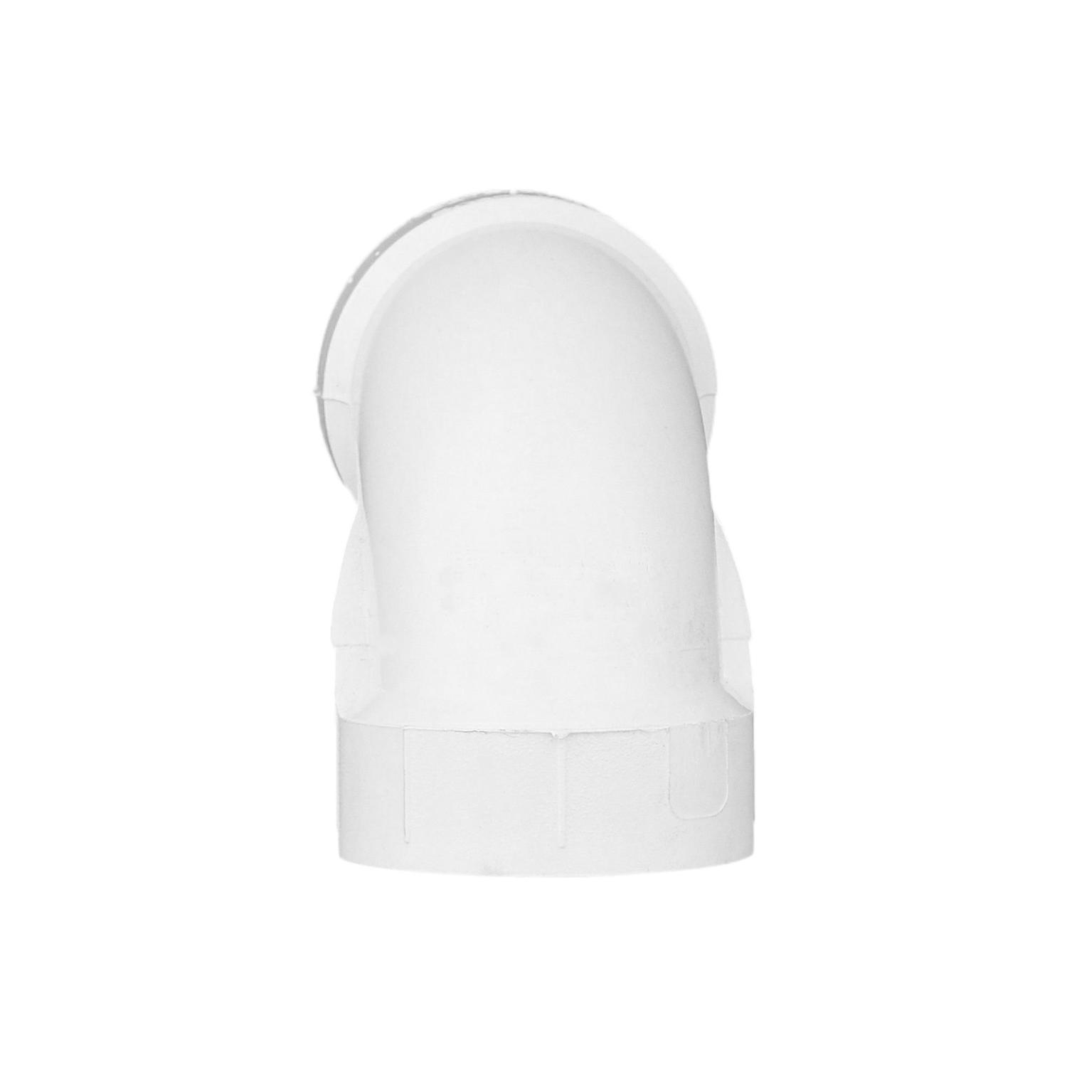 Charlotte Pipe Schedule 40 1-1/2 in. Hub X 1-1/2 in. D Hub PVC 90 Degree Elbow 1 pk