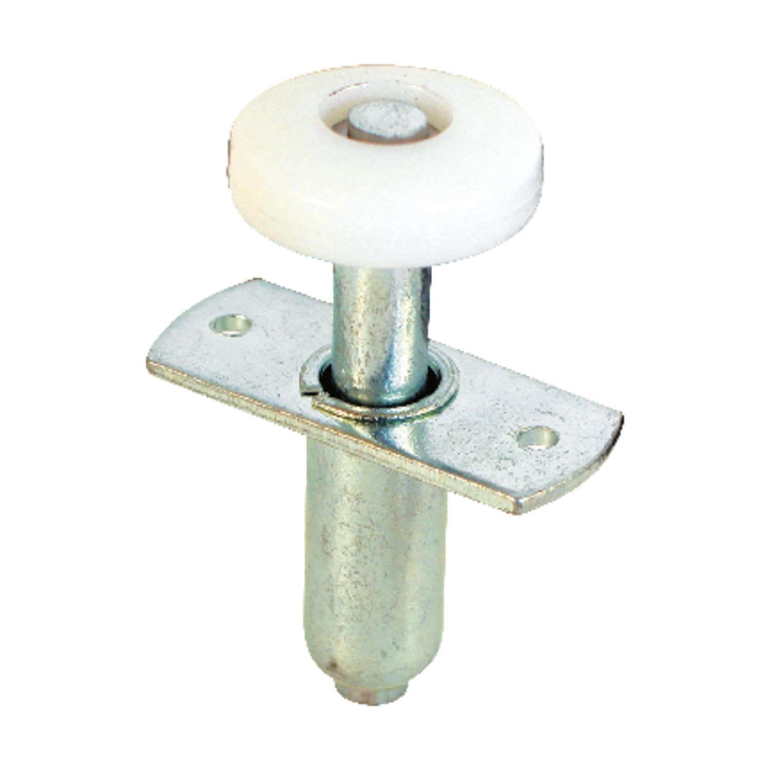 Prime-Line Mill Silver Steel Bi-fold Door Wheel Guide 2 pc