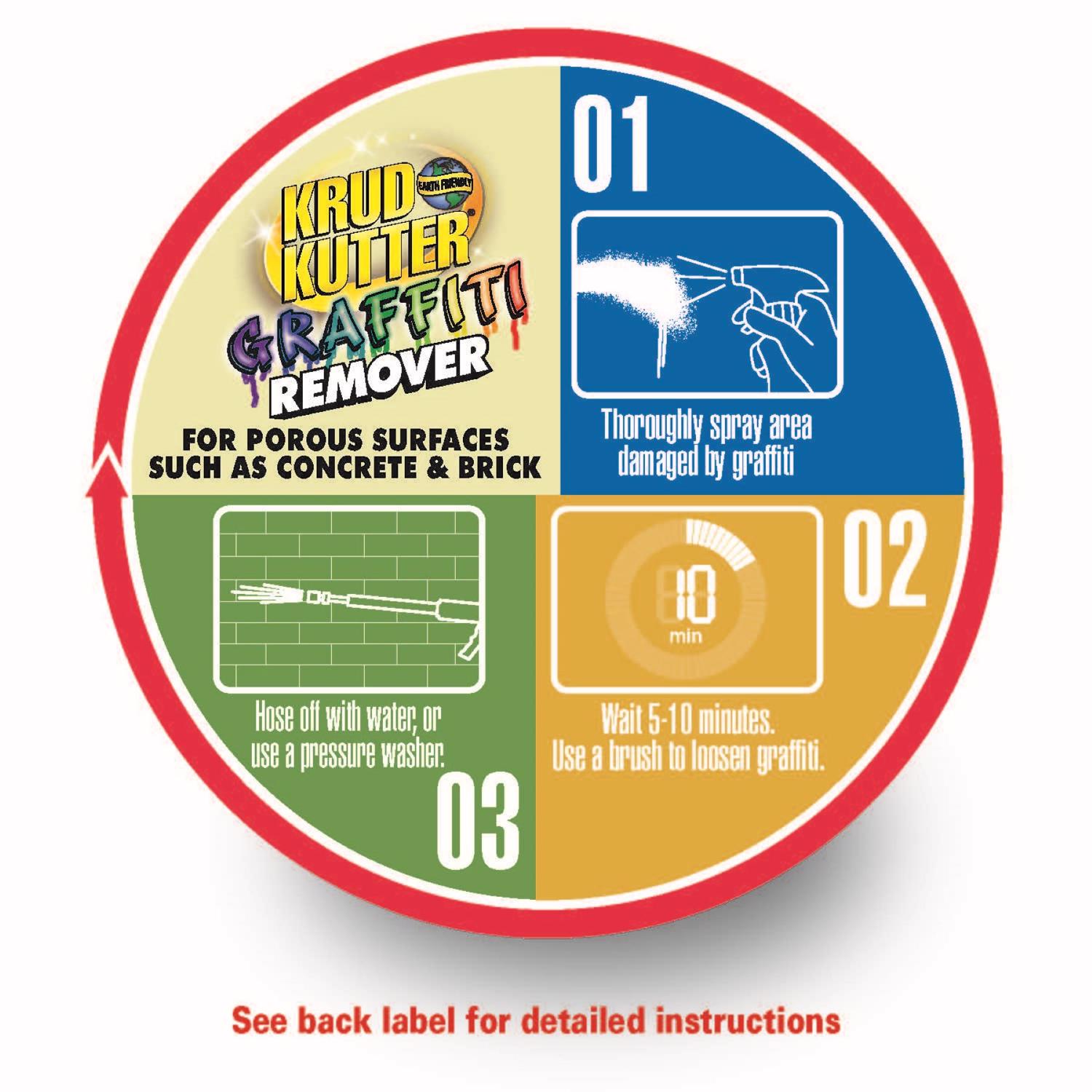 RustOleum Krud Kutter Graffiti Remover 32 oz Stine Home + Yard The