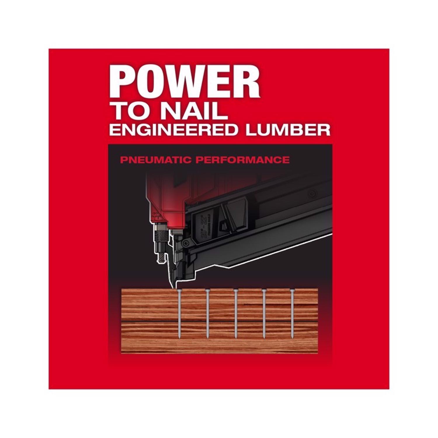 Milwaukee M18 FUEL 18 Volt Brushless 21 deg Framing Nailer