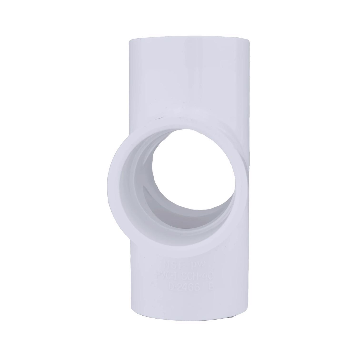 Charlotte Pipe Schedule 40 1/2 in. Slip X 1/2 in. D Slip PVC Cross 1 pk